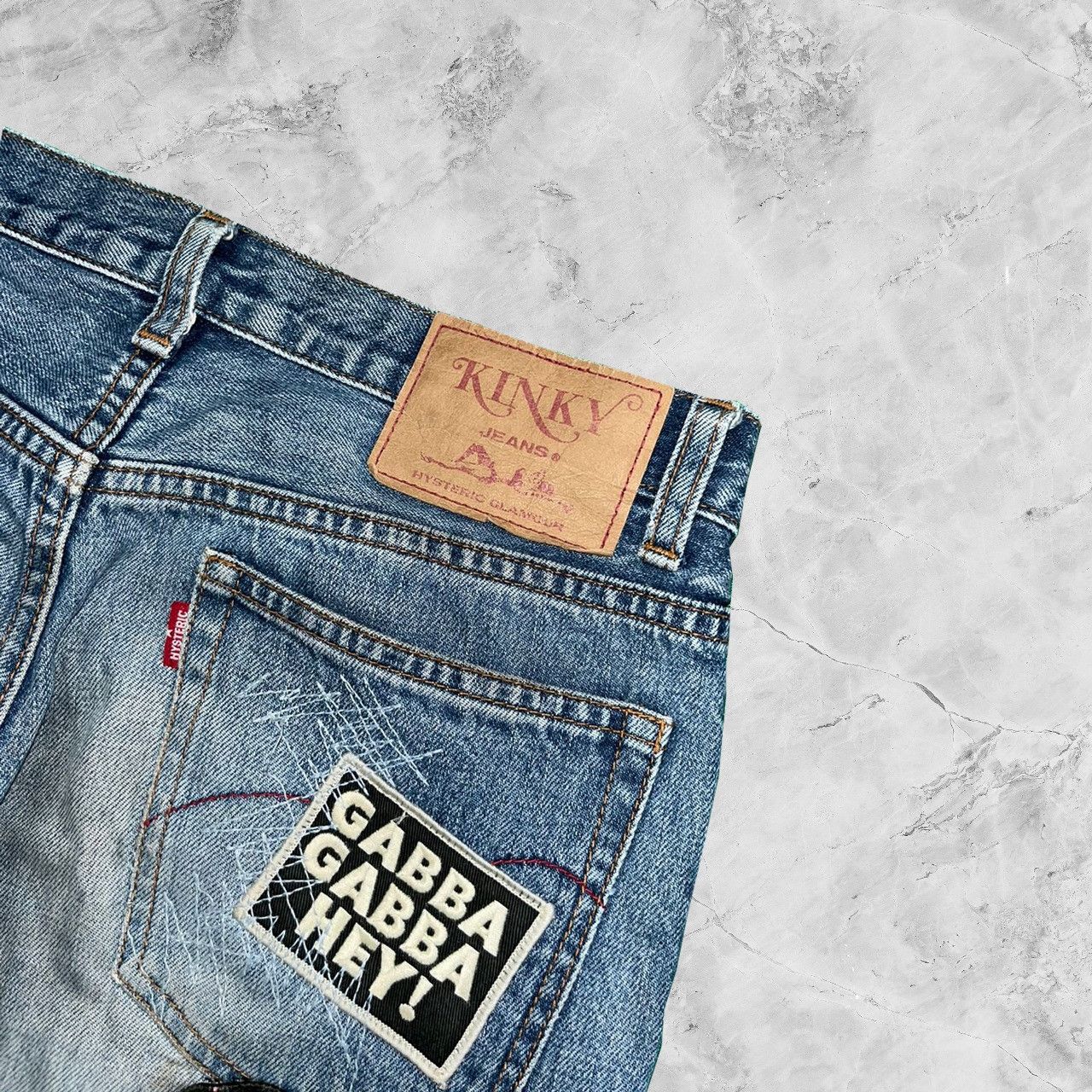 Hysteric Glamour Vintage Kinky Hysteric Glamour Ramones Altered Denim Jeans Size US 29 - 5 Thumbnail