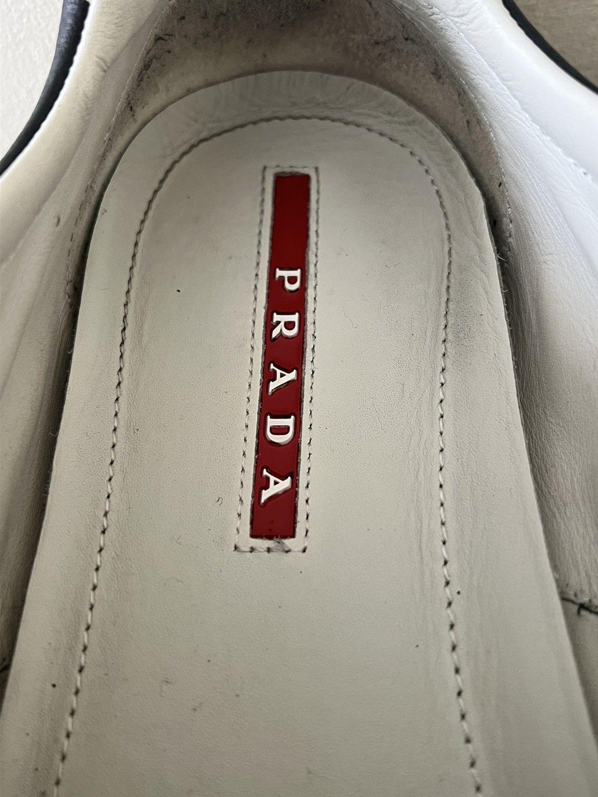 Prada PRADA SPORT PERFORLATED LEATHER AND SUEDE LACE UP LOW Size US 9 / EU 42 - 13 Thumbnail