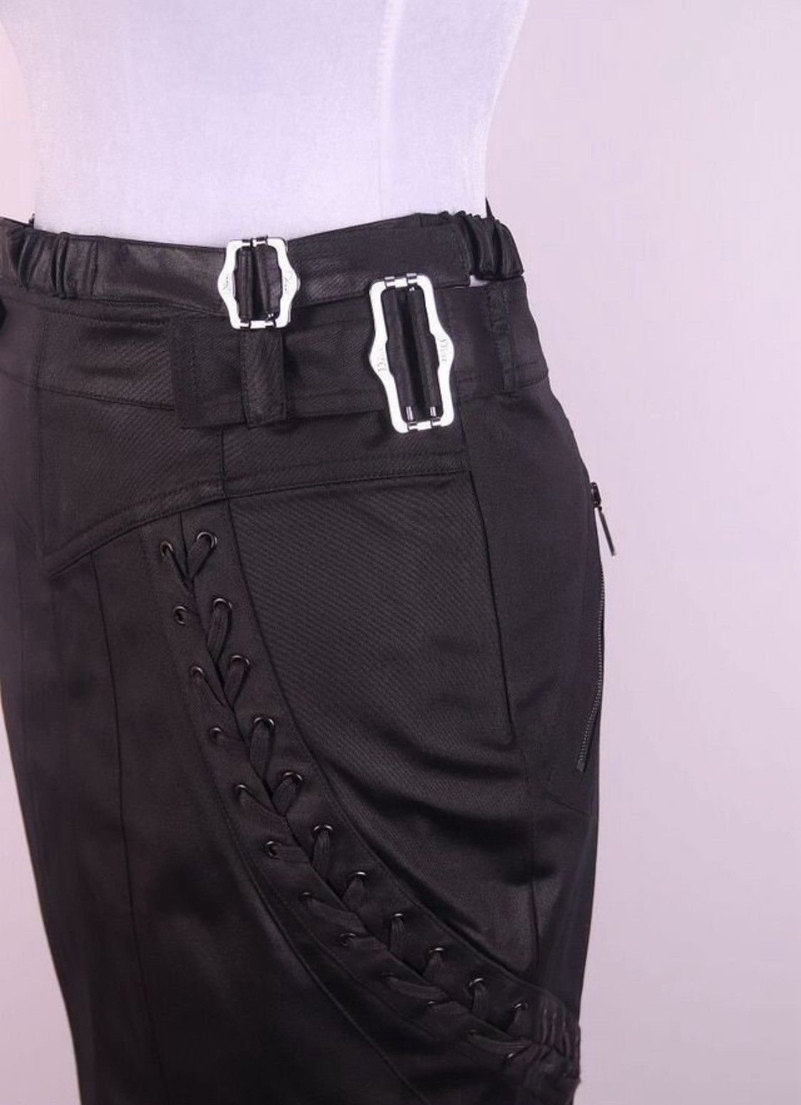 Dior Christian Dior Galliano 2003 Rockstar Cowboy Western Skirt Size 28" / US 6 / IT 42 - 5 Thumbnail
