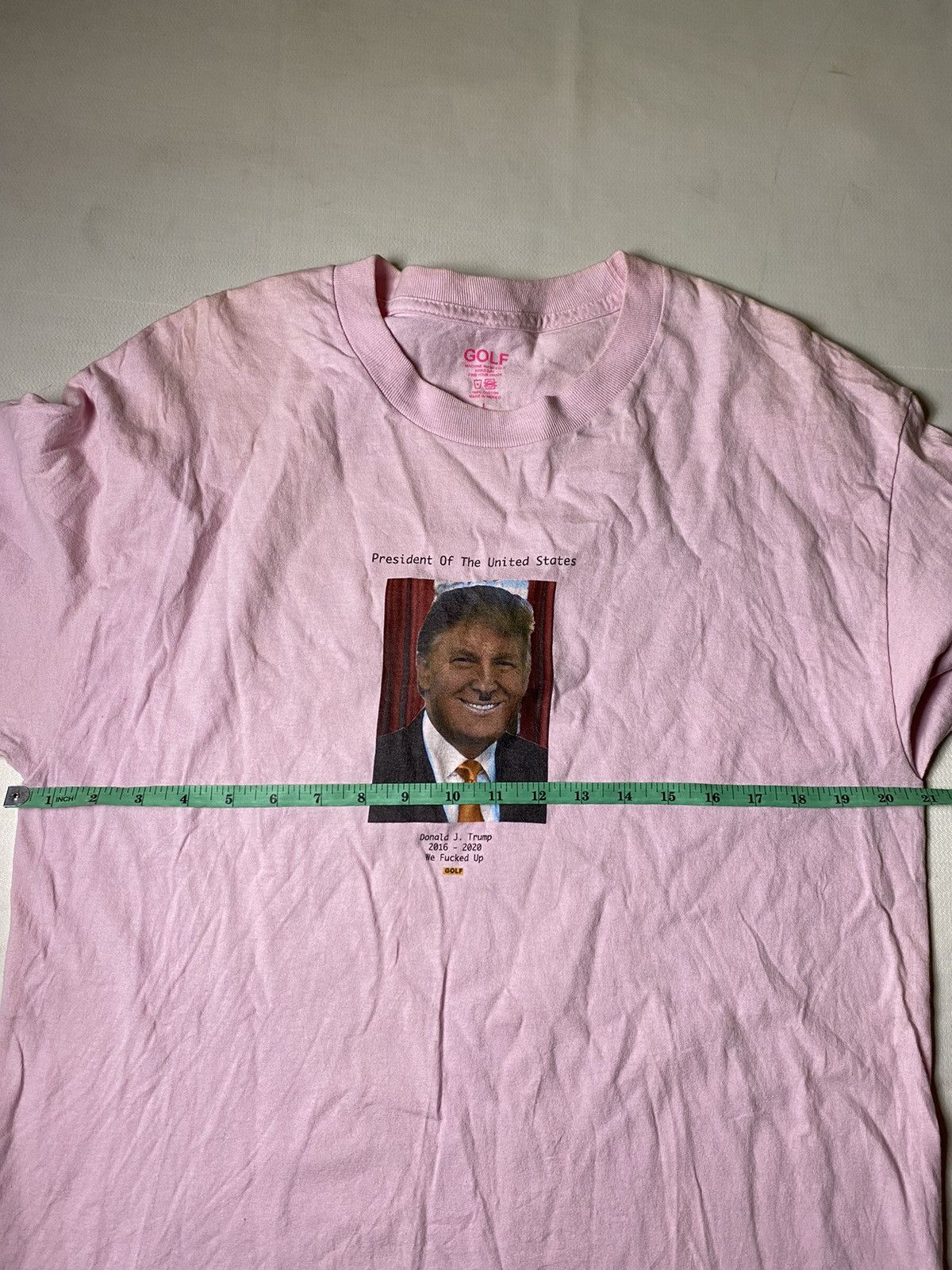 Golf Wang 💎Archive💎 GOLFWANG “Adolf Trump” Tee Size US L / EU 52-54 / 3 - 9 Thumbnail