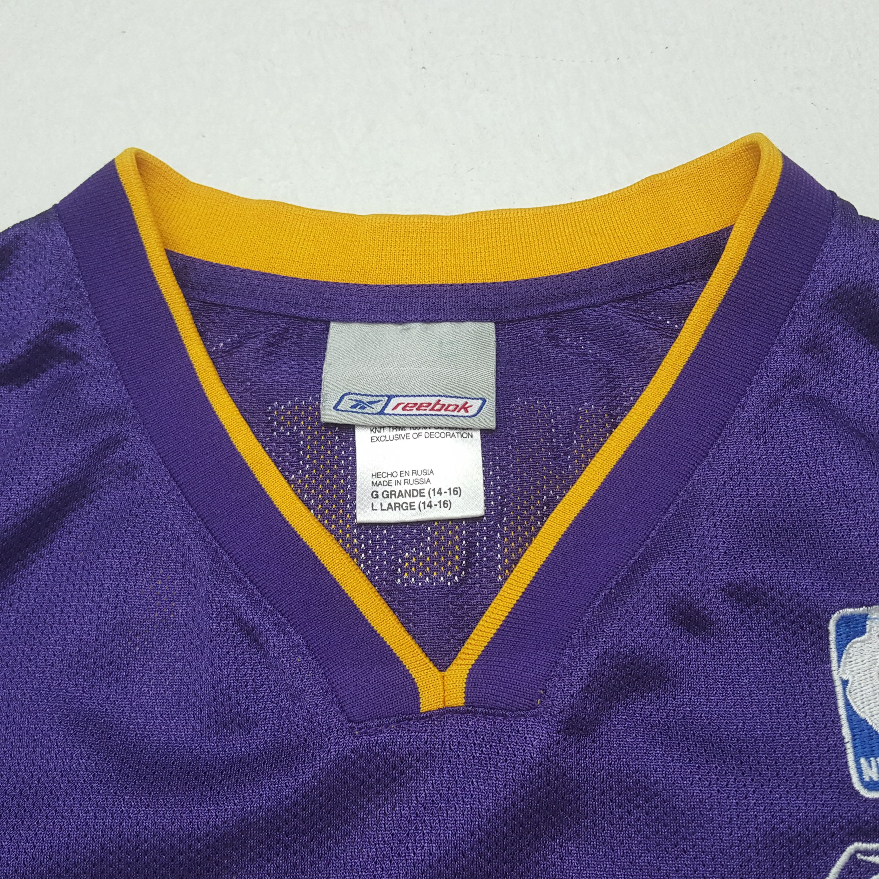Reebok Vintage Reebok Lakers 8 Basketball Team NBA Jersey RR6 Size US M / EU 48-50 / 2 - 5 Thumbnail