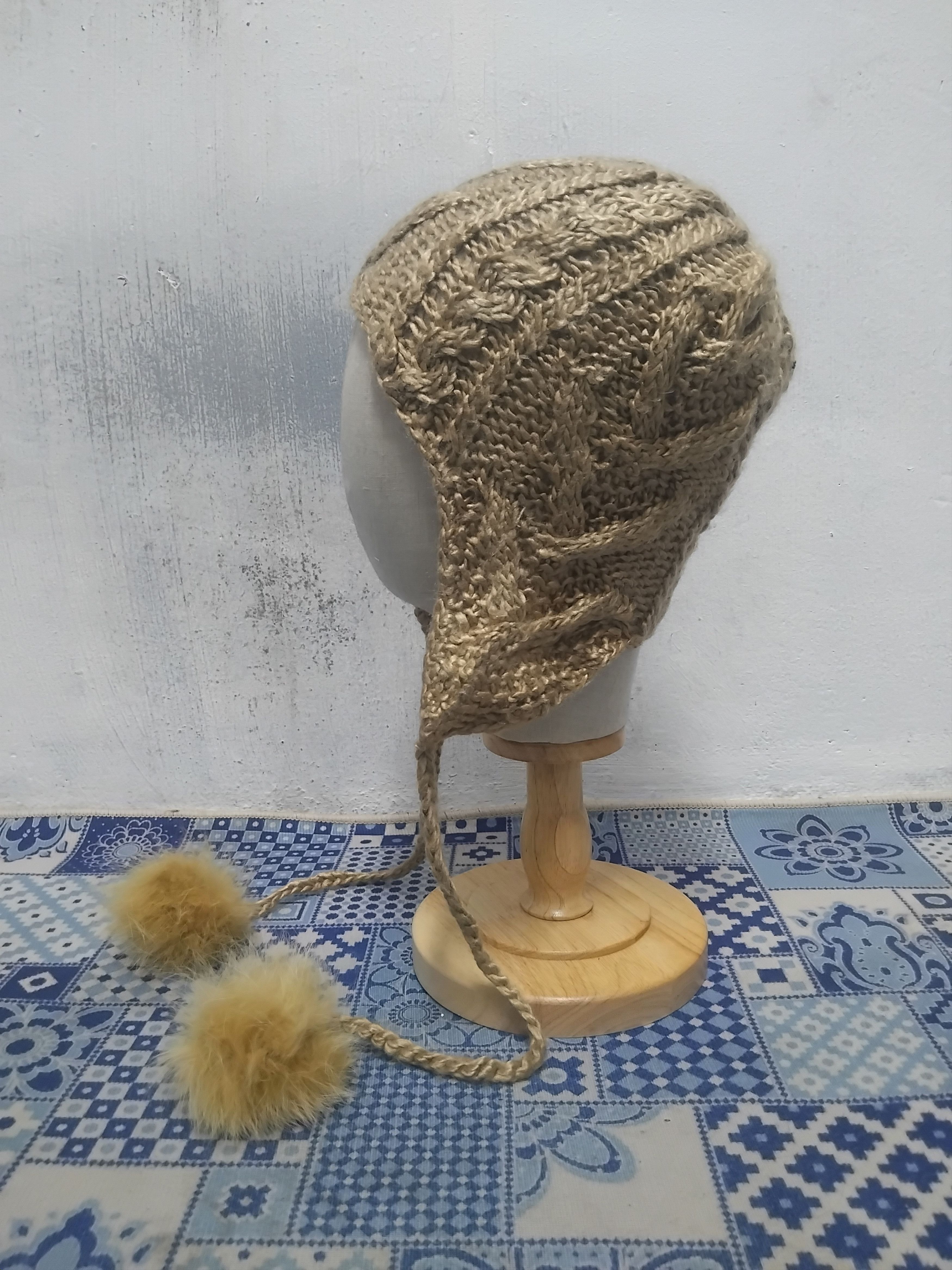 Japanese Brand Milson utility winter season beanie Size ONE SIZE - 6 Thumbnail