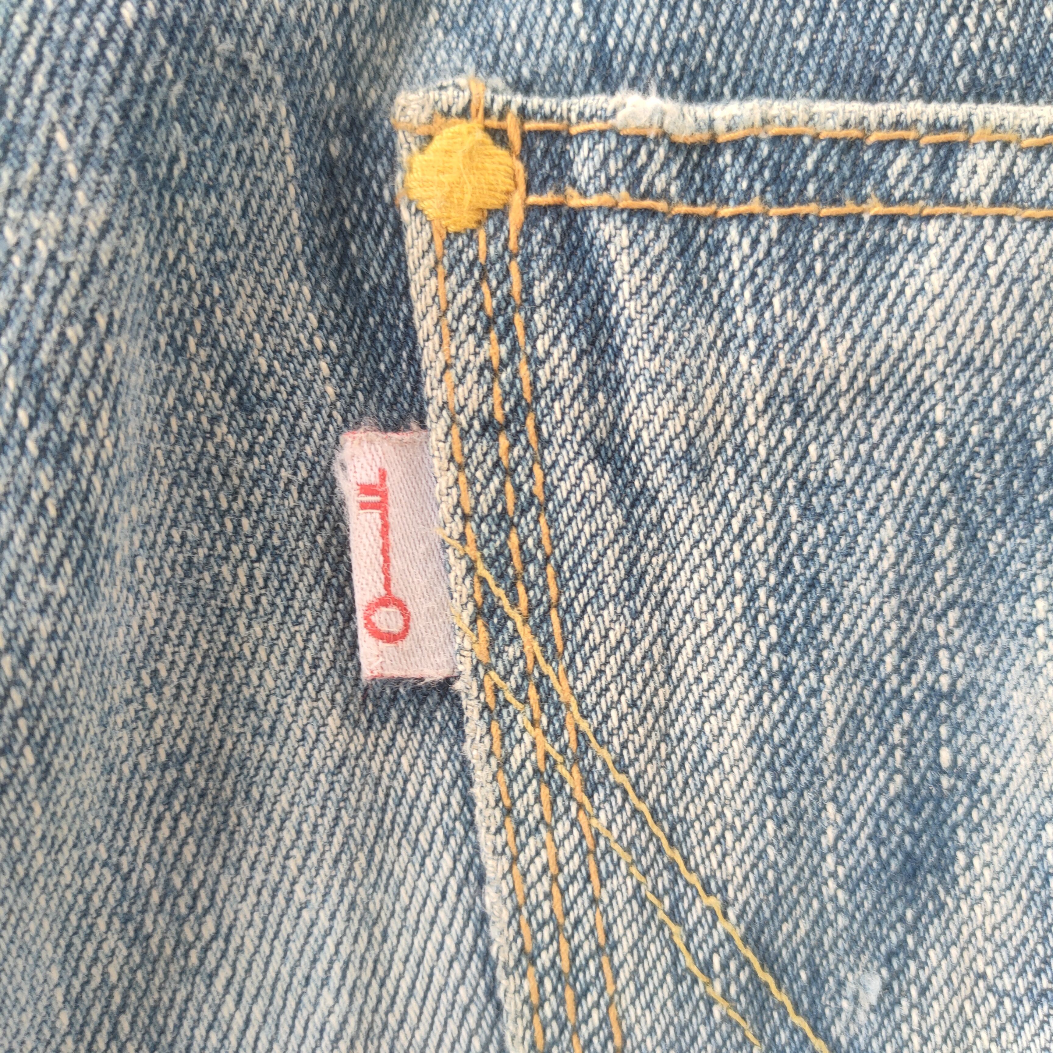 Salvage VINTAGE SELVEGE FADED DISTRESSED JEANS DENIM PANTS Size US 32 / EU 48 - 11 Thumbnail