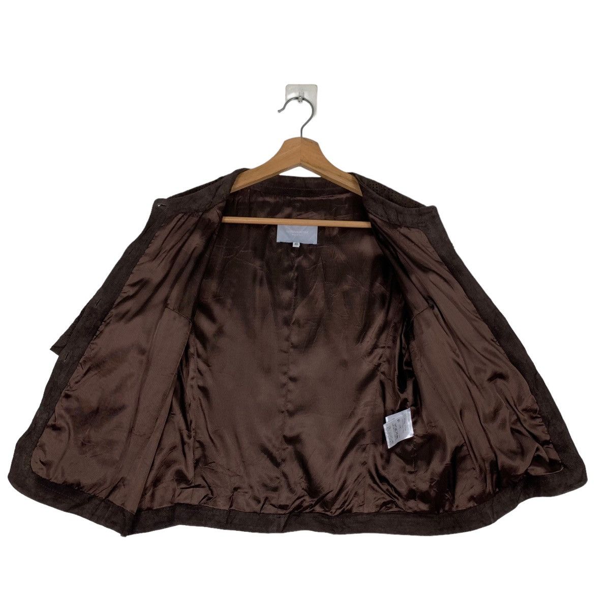 Vintage HOMEOSTYLE Suede Leather Mesh 3Q Sleeve Jacket #0367-C17 Size S / US 4 / IT 40 - 11 Thumbnail