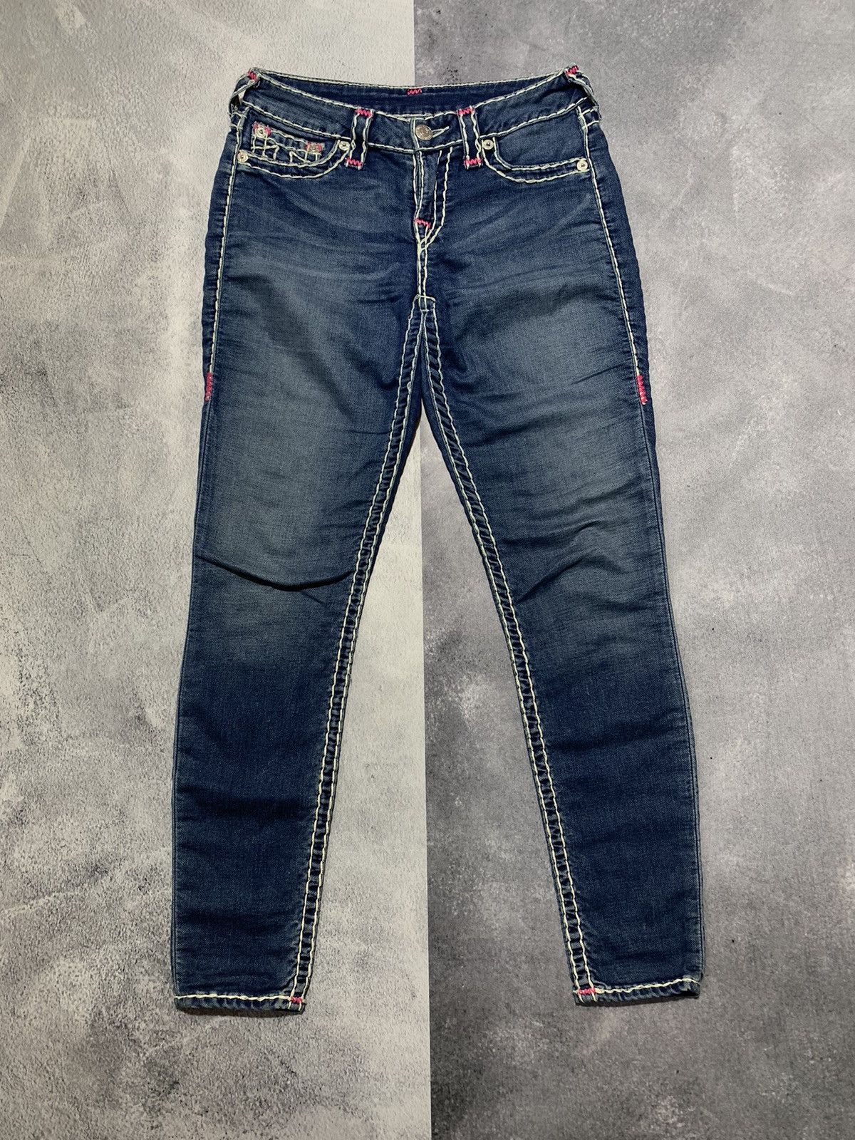 True Religion × Vintage Vintage True Religion denim jeans streetwear style size 28 Size 28" / US 6 / IT 42 - 5 Thumbnail