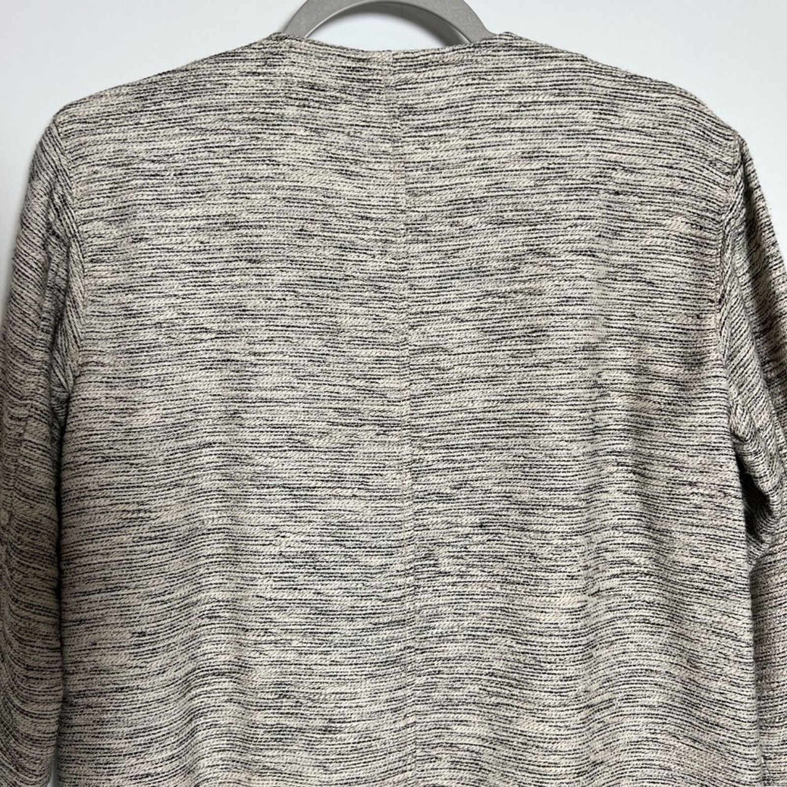 Eileen Fisher Eileen Fisher Ecru Tweed Round Neck Jacket PP XS Size XS / US 0-2 / IT 36-38 - 8 Thumbnail