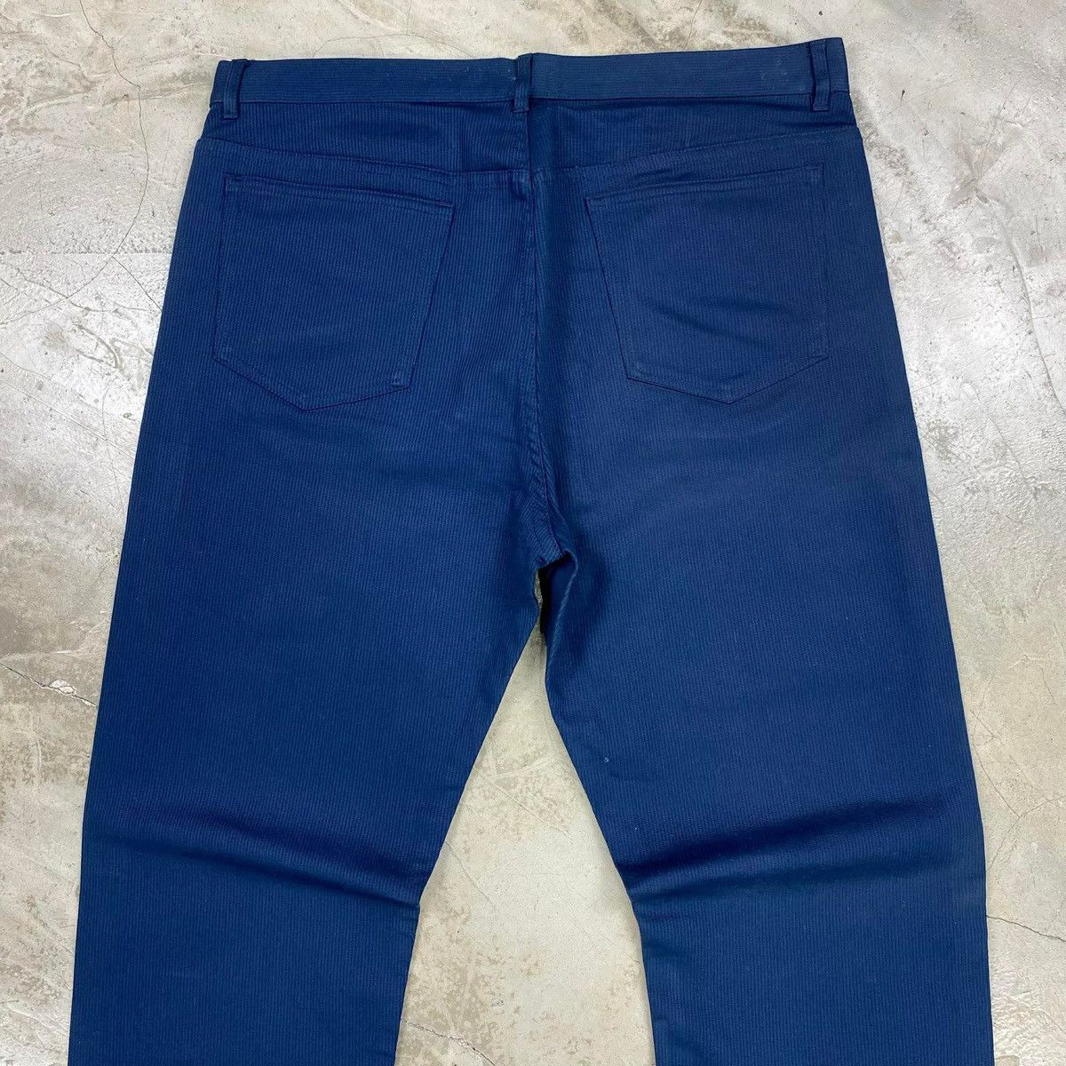 A.P.C. Jean Standard Indigo Ottoman Rib Pants Size US 32 / EU 48 - 11 Thumbnail