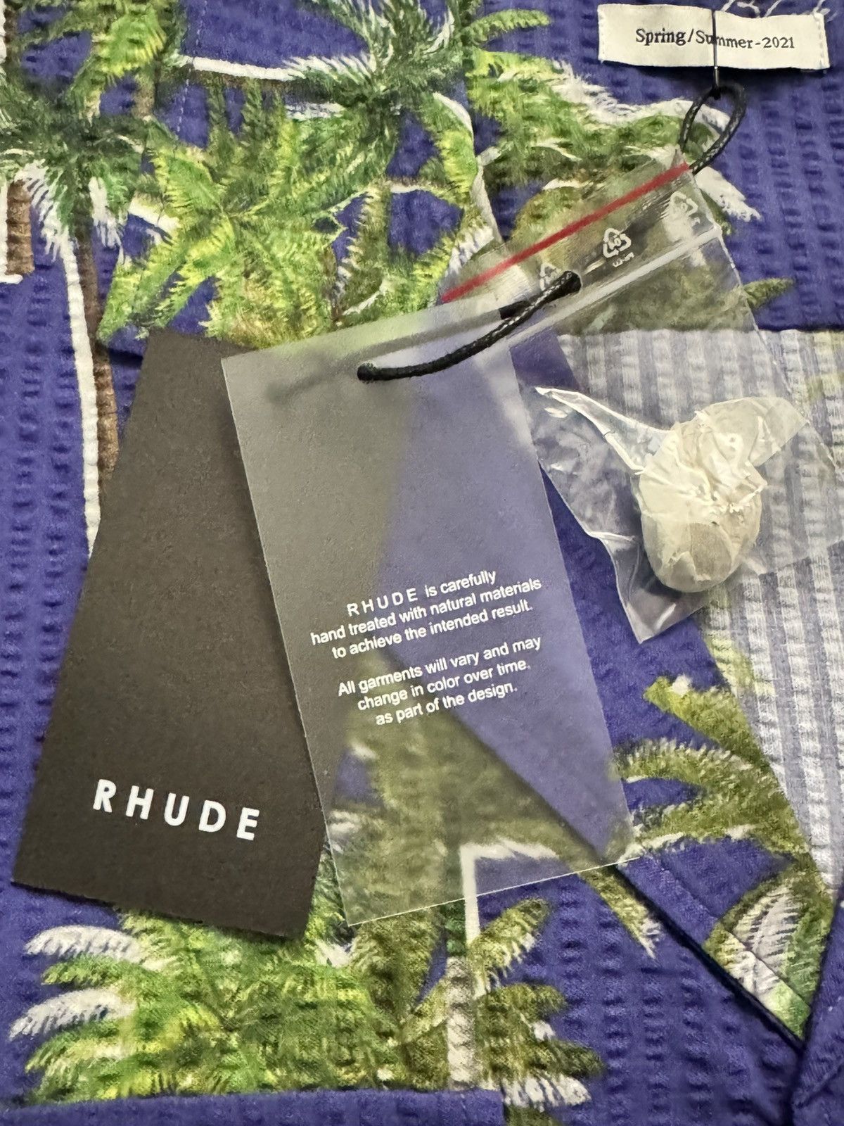 Rhude Rhude Sear Sucker Hawaiian Button Up Size US XL / EU 56 / 4 - 4 Thumbnail
