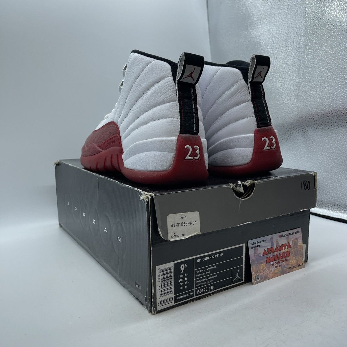 Jordan Brand Air Jordan 12 cherry Size US 9.5 / EU 42-43 - 4 Thumbnail