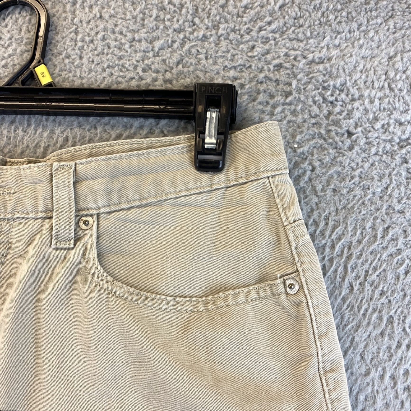 Ralph Lauren Ralph Lauren Women's Shorts Size 10 Beige Cotton Blend Denim Flat Front Popular Style Size 32" / US 10 / IT 46 - 3 Thumbnail