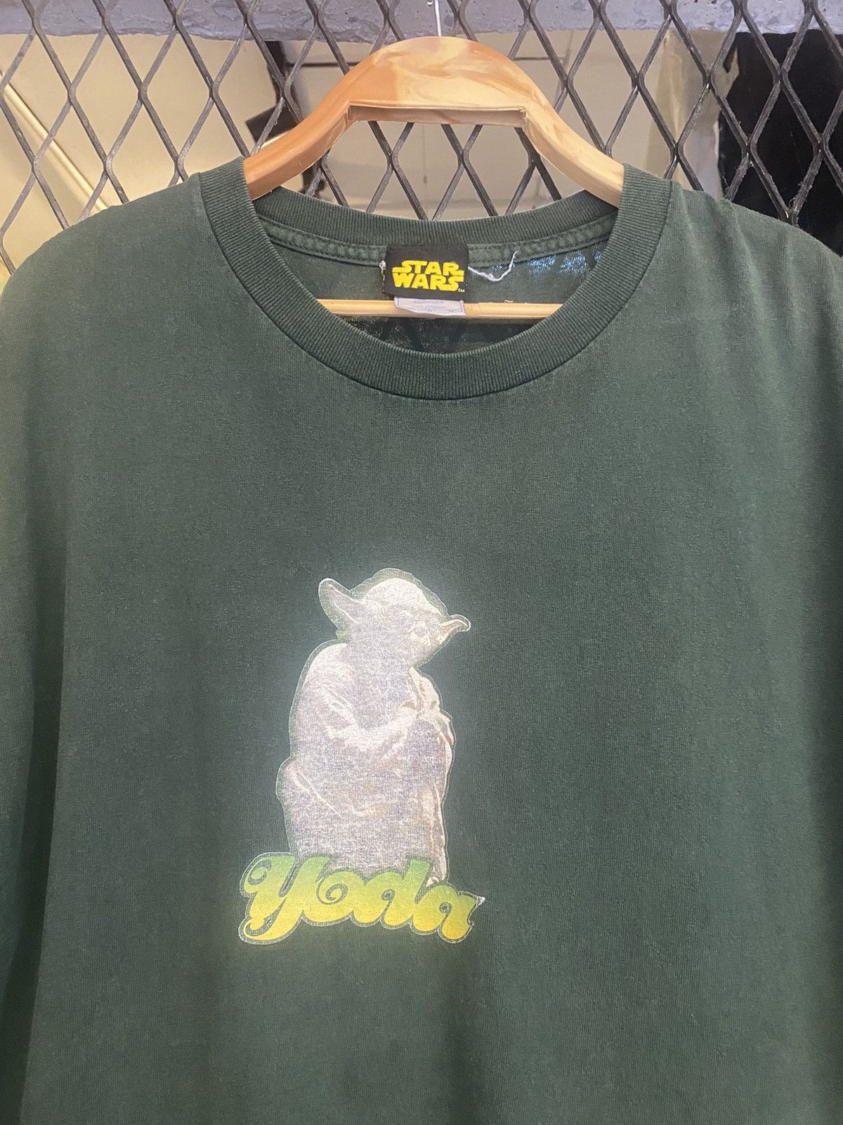 Star Wars × Vintage Vtg Yoda Star Wars Graphic T shirt Size US L / EU 52-54 / 3 - 1 Thumbnail