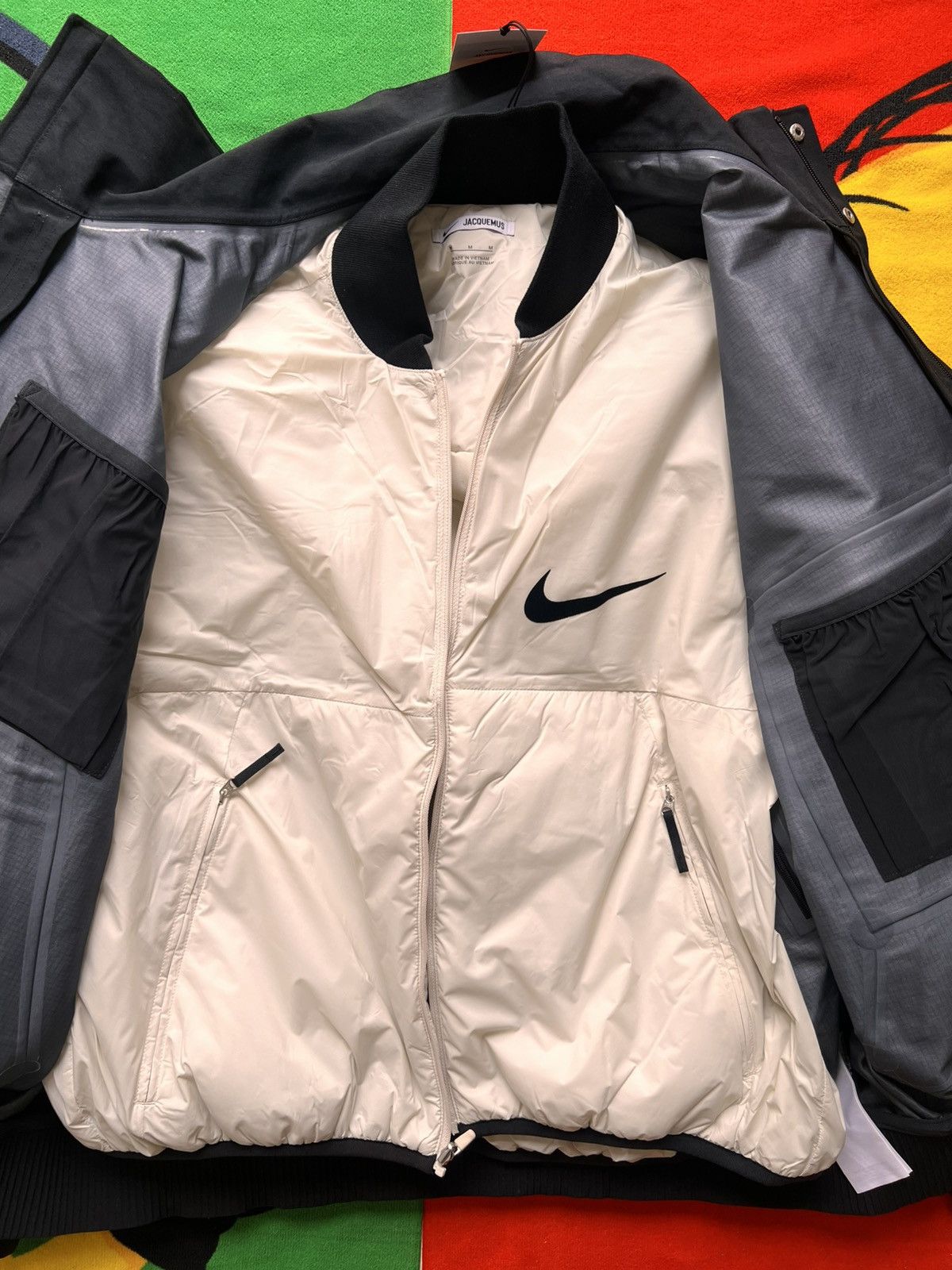 Jacquemus × Nike M Nike x Jacquemus GORE-TEX Jacket 2-in-1 Black bomber shell Size US M / EU 48-50 / 2 - 15 Thumbnail