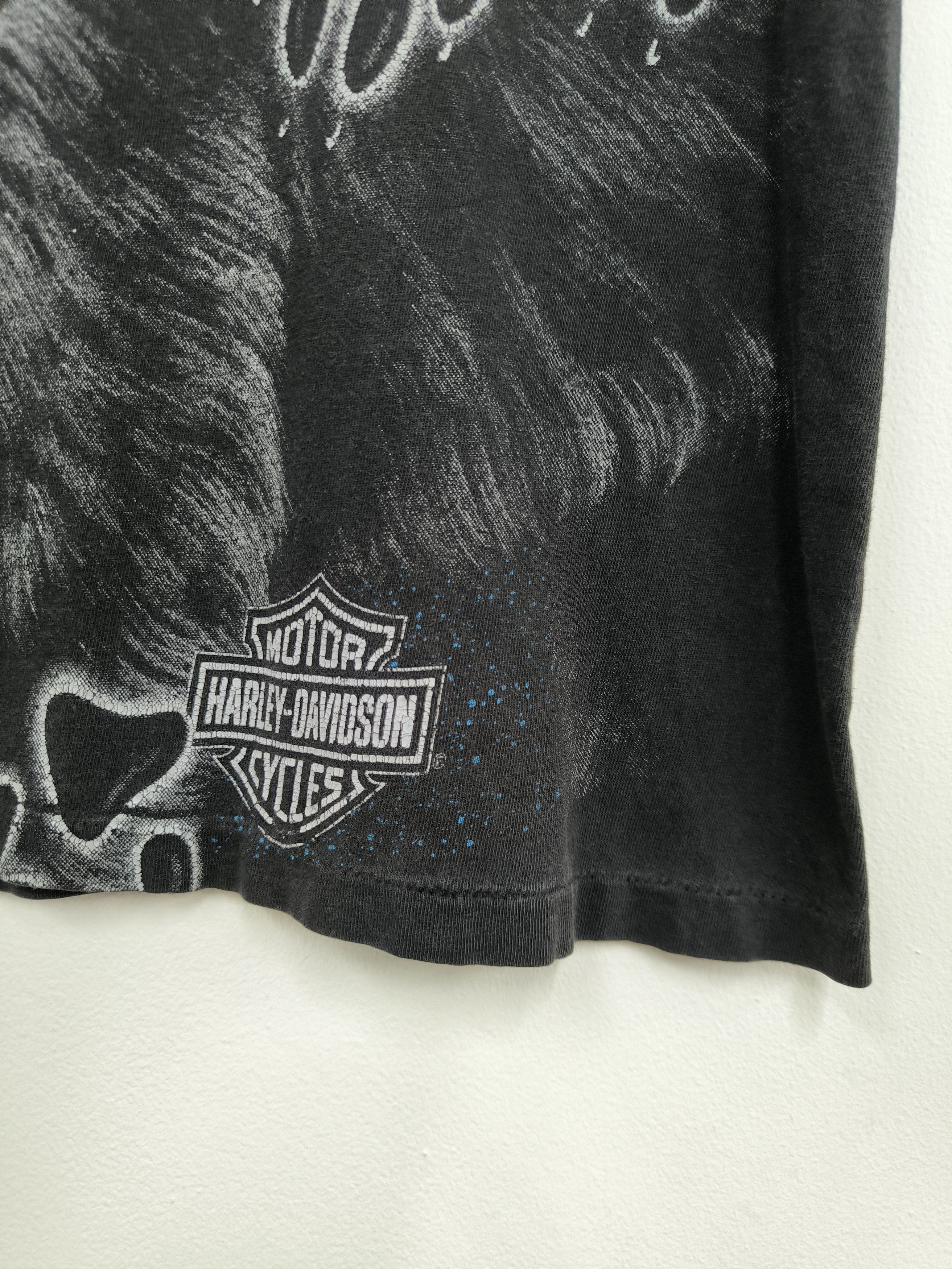 Harley Davidson Vintage 90s Harley Davidson wolf AOP Size US M / EU 48-50 / 2 - 5 Thumbnail