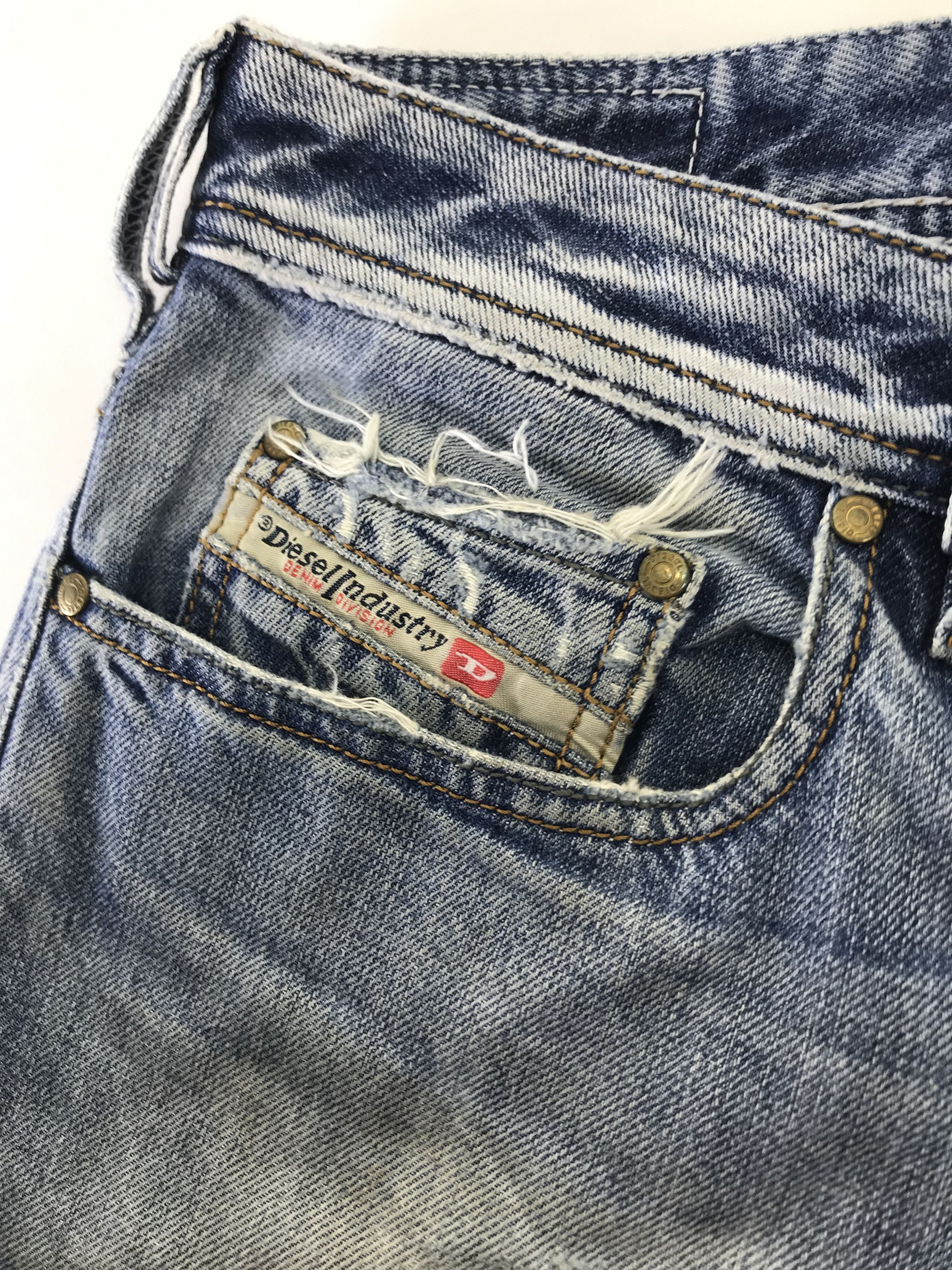 Diesel Vintage Diesel Distressed Flare Jeans Size US 33 - 10 Thumbnail