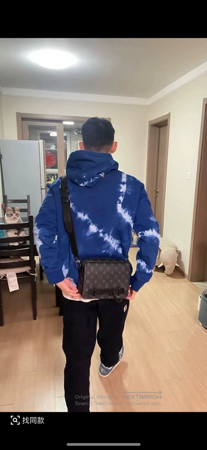 Louis Vuitton Louis Vuitton Blue Tie-Dye Hoodie Size US S / EU 44-46 / 1 - 7 Thumbnail