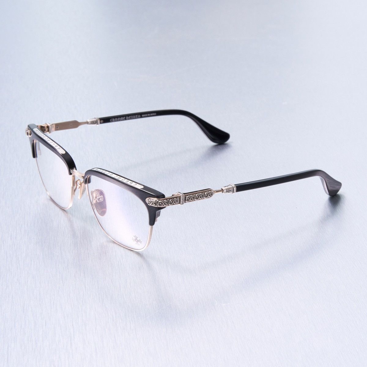 Chrome Hearts CHROME HEARTS VERTICAL SMILE II BLACK/ GOLD PLATED GLASSES Size ONE SIZE - 2 Thumbnail