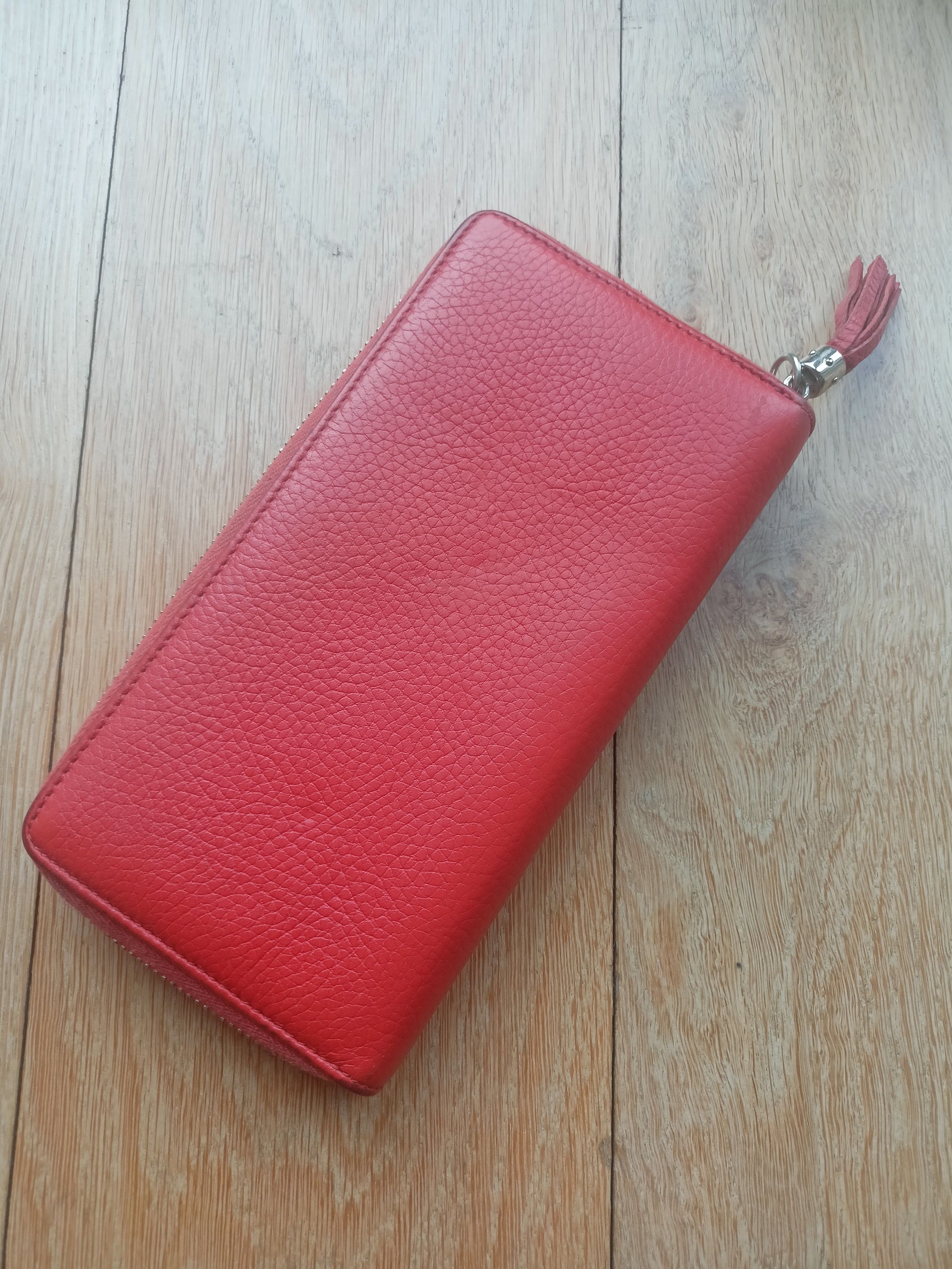 Gucci Gucci Soho GG orange leather long wallet Size ONE SIZE - 10 Thumbnail