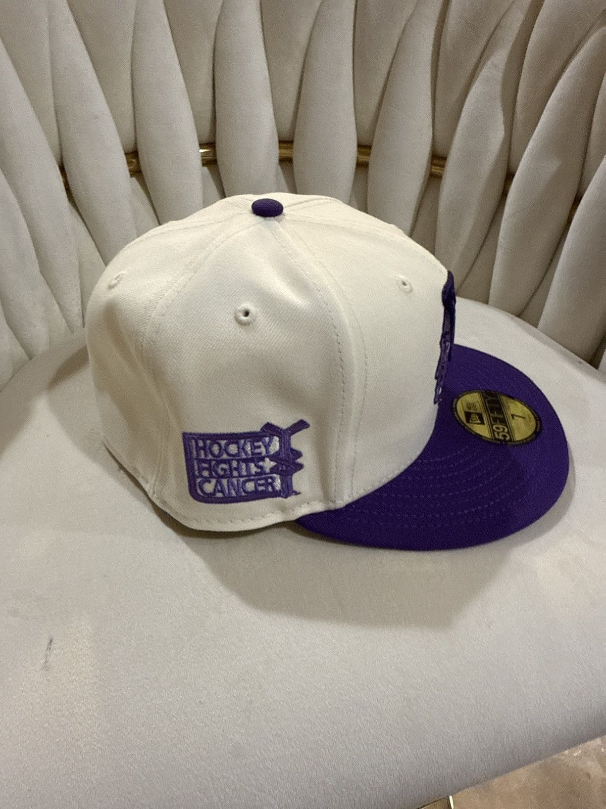 New Era 59Fifty Chicago Blackhawks “Hockey Fights Cancer” 7 Size ONE SIZE - 3 Thumbnail