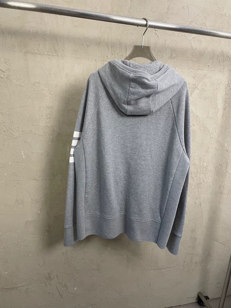 Thom Browne Thom Browne size5 Gray zipper jacket and hoodie Size US XXL / EU 58 / 5 - 2 Thumbnail