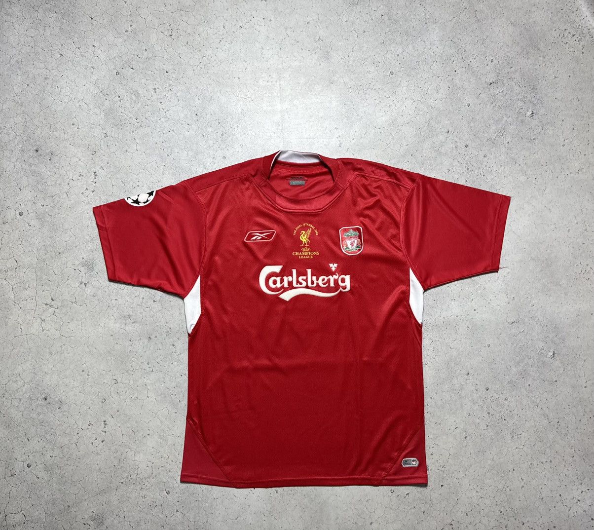 Reebok Reebok FC Liverpool 2004/2006 Gerrard #8 Soccer Jersey Size US XL / EU 56 / 4 - 2 Thumbnail
