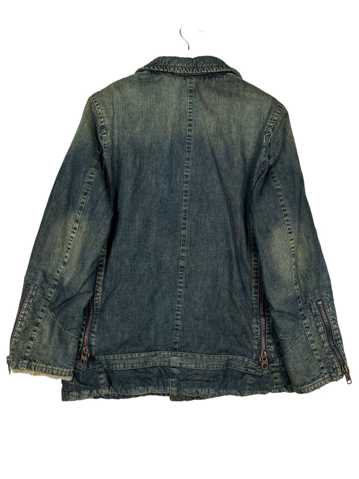 Johnbull 🔥 JOHN BULL DYED BROKEN DENIM JACKET Size US M / EU 48-50 / 2 - 8 Thumbnail