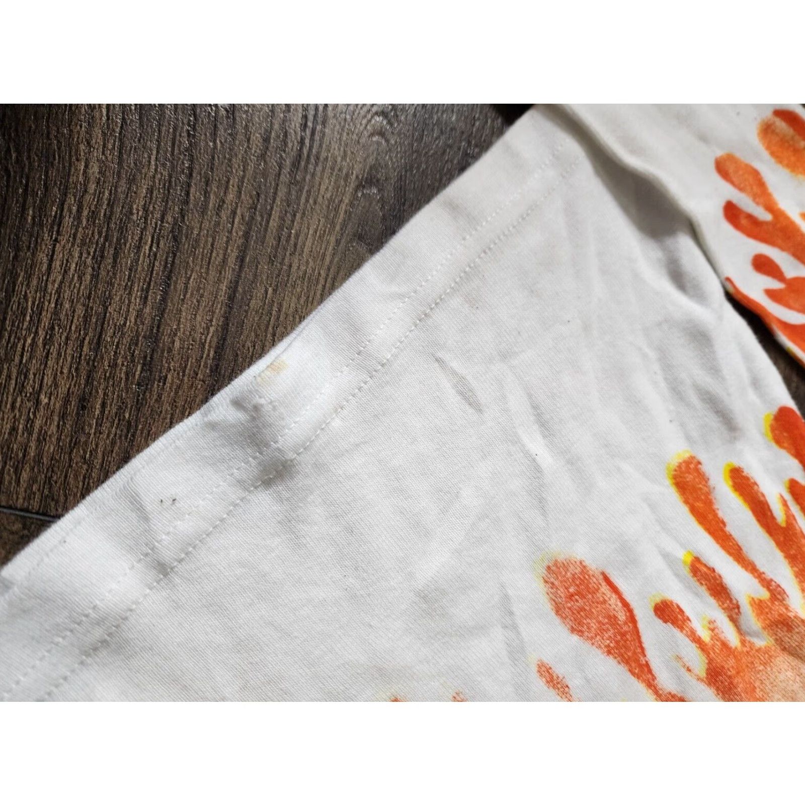Harley Davidson VINTAGE Harley Davidson Womens S T-Shirt Long Sleeve Crew Neck Tie Dye Orange Motorcycle Distressed Size S / US 4 / IT 40 - 4 Thumbnail