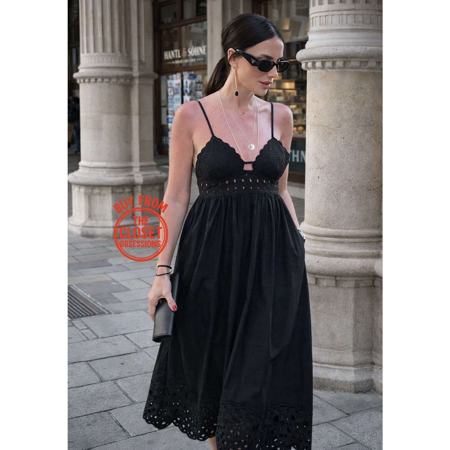 zara black sequin mini dress Zara Sequin Mini Dress – Curvy Girl Styles Boutique main image 0