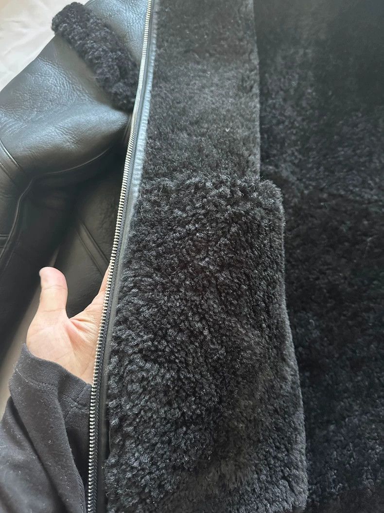 Other HELMUT LANG A one-piece coat with fur Size L / US 10 / IT 46 - 4 Thumbnail