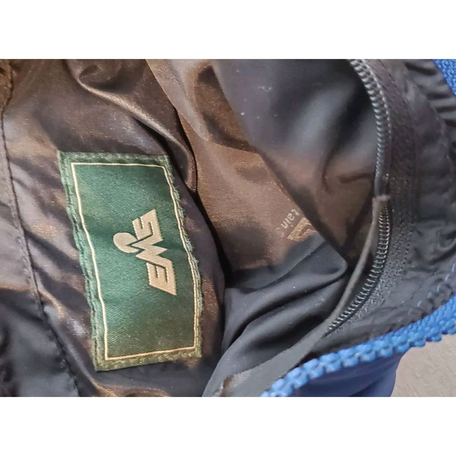 Eastern Mountain Sports EMS Goose Down Puffer Vest Cobalt Blue Packable Men's M Lightweight Insulated Stand-Up Collar Zipper Pocketed Wool? Size US M / EU 48-50 / 2 - 7 Thumbnail