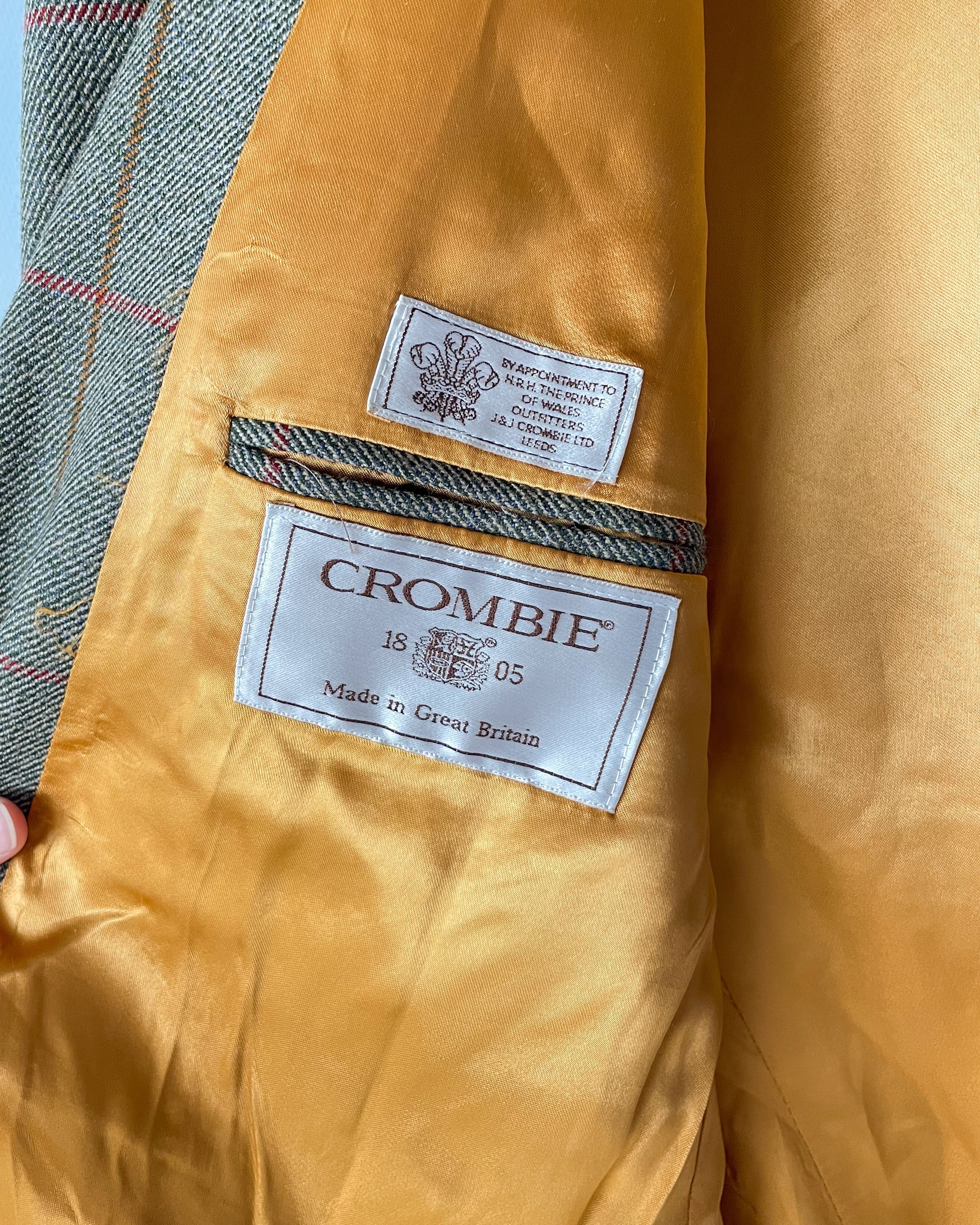 Crombie Vintage Crombie Wool Double Breasted Suit Size 42R - 8 Thumbnail