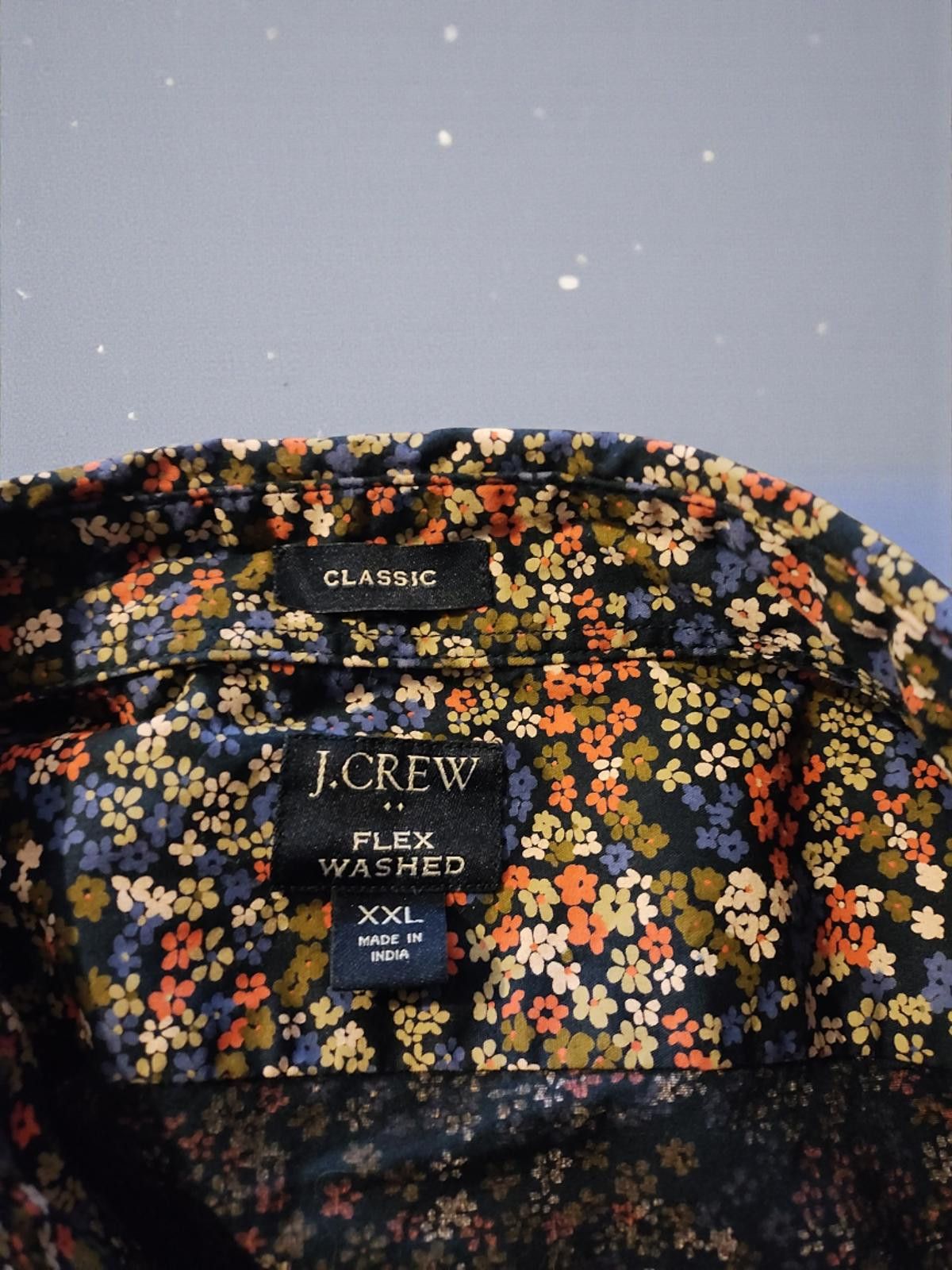 J.Crew J.Crew Classic Fit Floral Shirt XXL Size US XXL / EU 58 / 5 - 6 Thumbnail