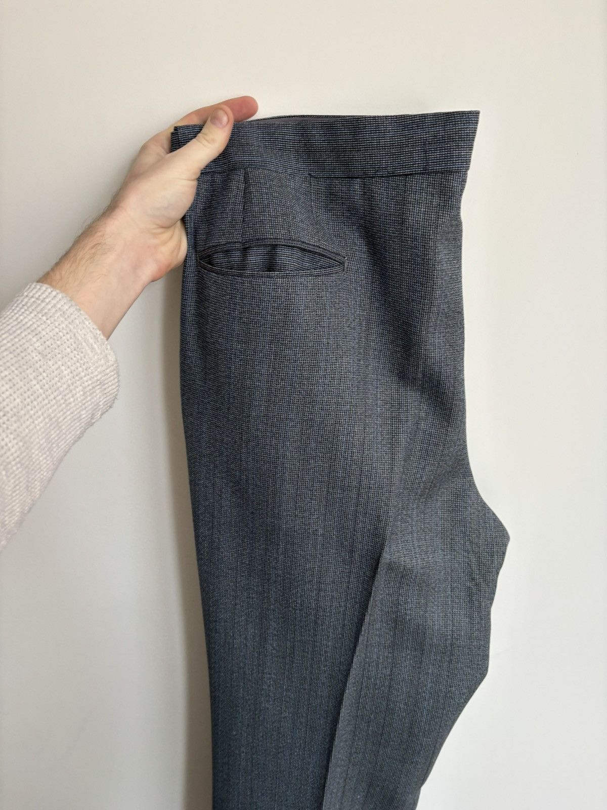 Vintage 1970s Trevira Suit Vintage 2-Piece Suit 1960s Wool Dress Pan Size 36R - 10 Thumbnail