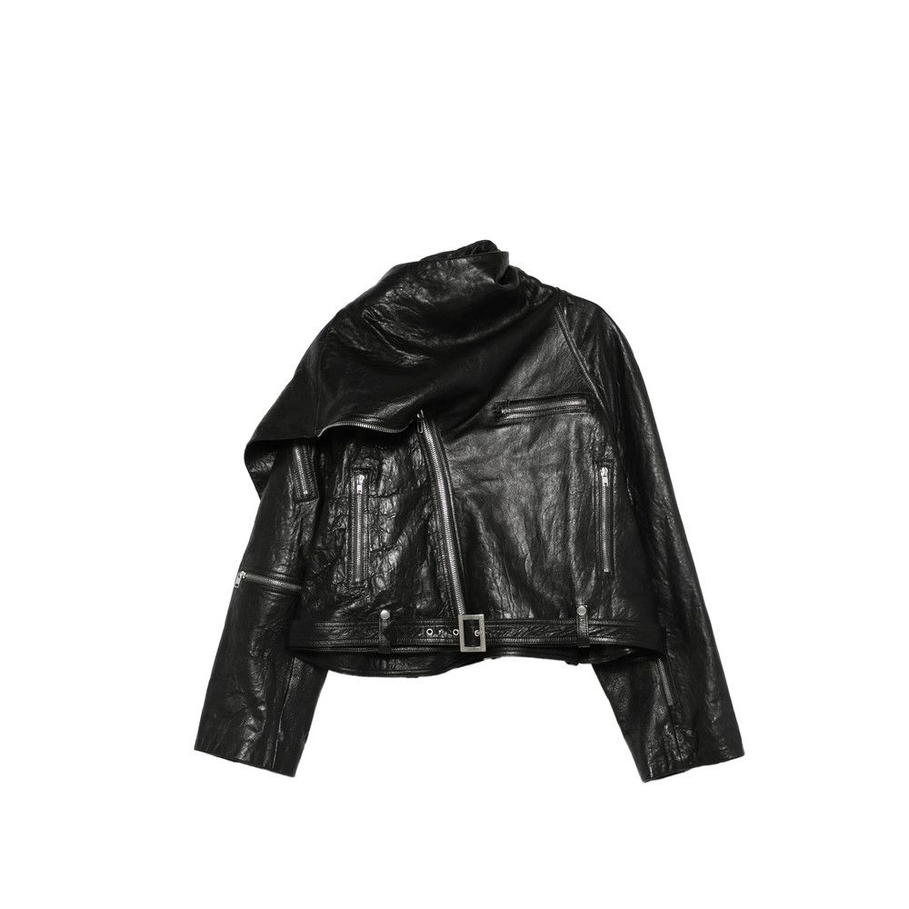 Rick Owens Rick Owens BLACK Jackets - Leather Jackets Size M / US 6-8 / IT 42-44 - 1 Thumbnail