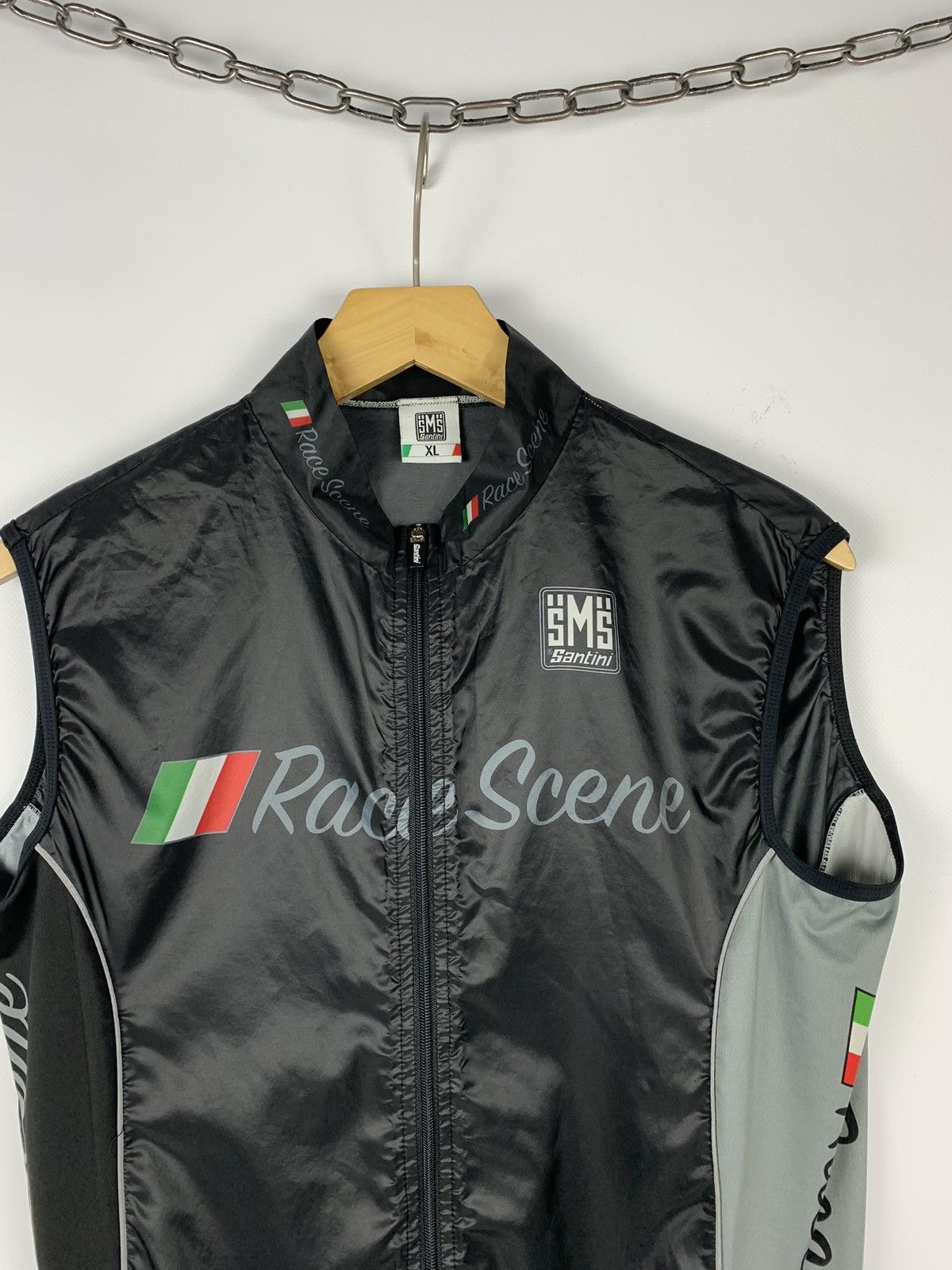 Other SMS SANTINI Y2K Cycling Vest Jacket Size XL Italy Full Zip Size US XL / EU 56 / 4 - 2 Thumbnail