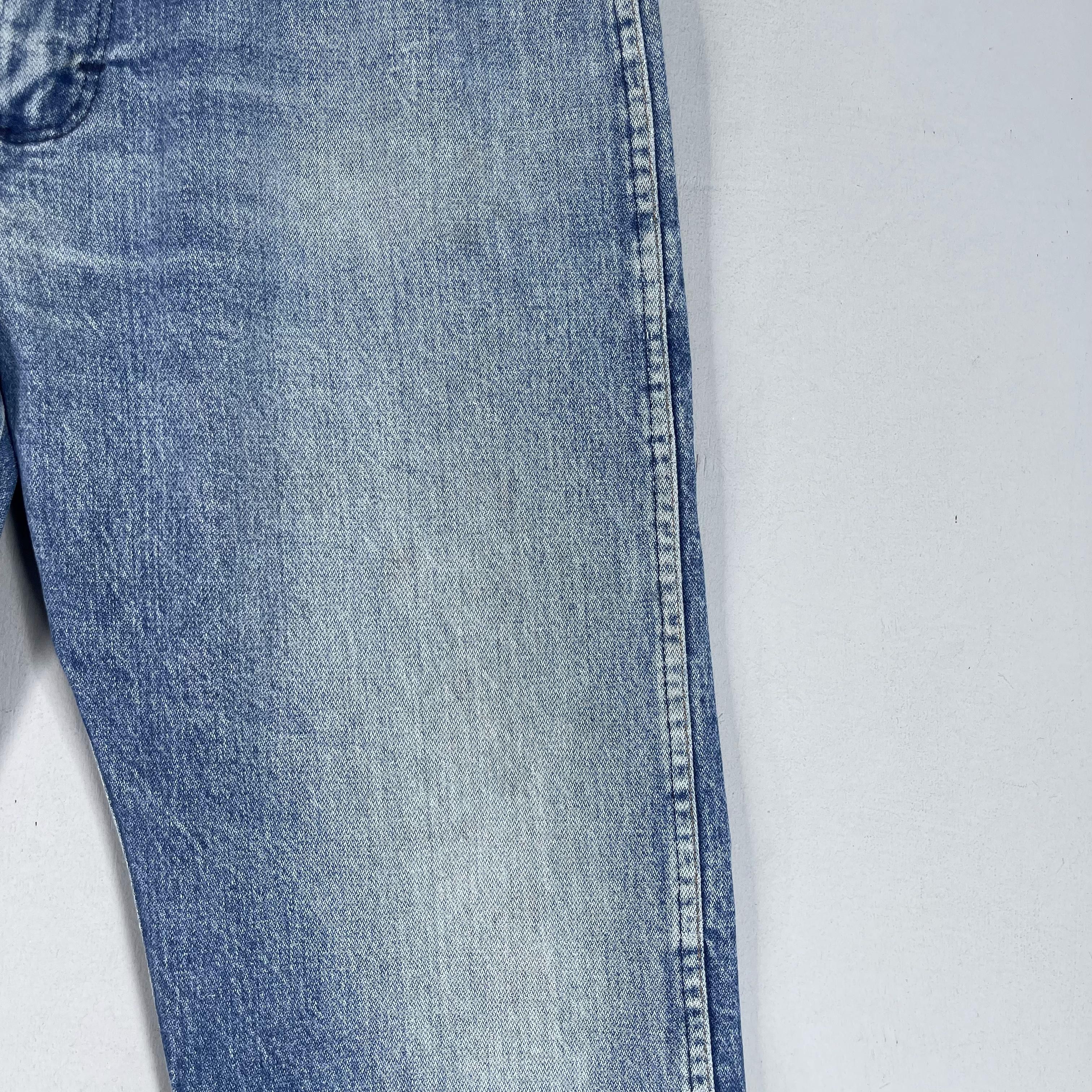 Vintage × Wrangler W32 L31 Vintage Wrangler Dirty High Rise Mid Wash Jeans Size US 32 / EU 48 - 4 Thumbnail
