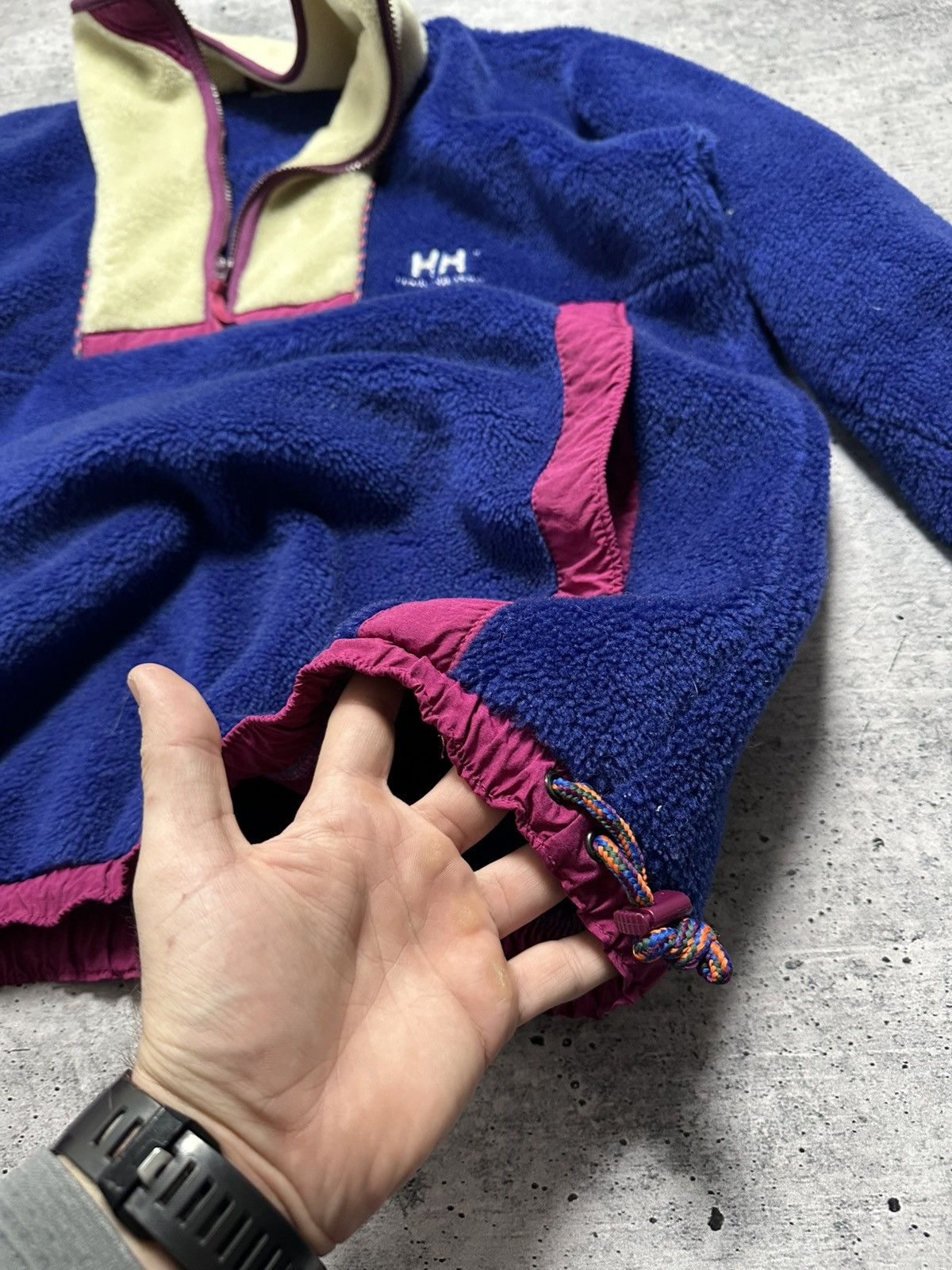 Helly Hansen Vintage Helly Hansen Pullover Nylon Pocket Fleece Jacket Size US L / EU 52-54 / 3 - 9 Thumbnail