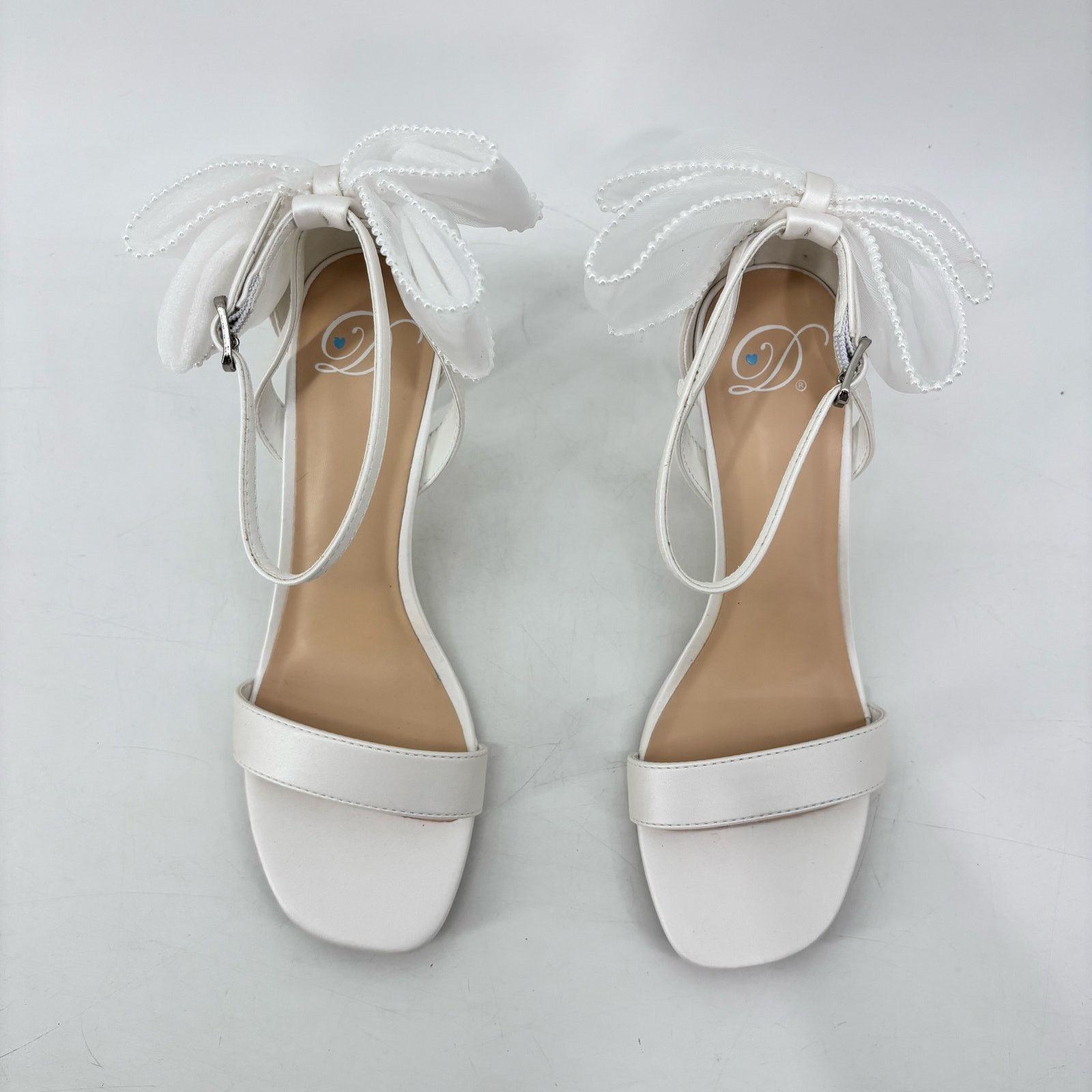 Other White Womens Sz 7 Wandals Heels Wedding Romantic Bride Party Size US 7 / IT 37 - 7 Thumbnail