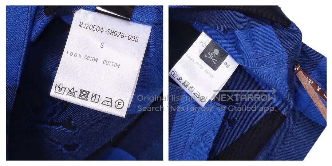Mastermind Japan mastermind Japan 20SS Blue Black Check Shirt. Size US S / EU 44-46 / 1 - 9 Thumbnail