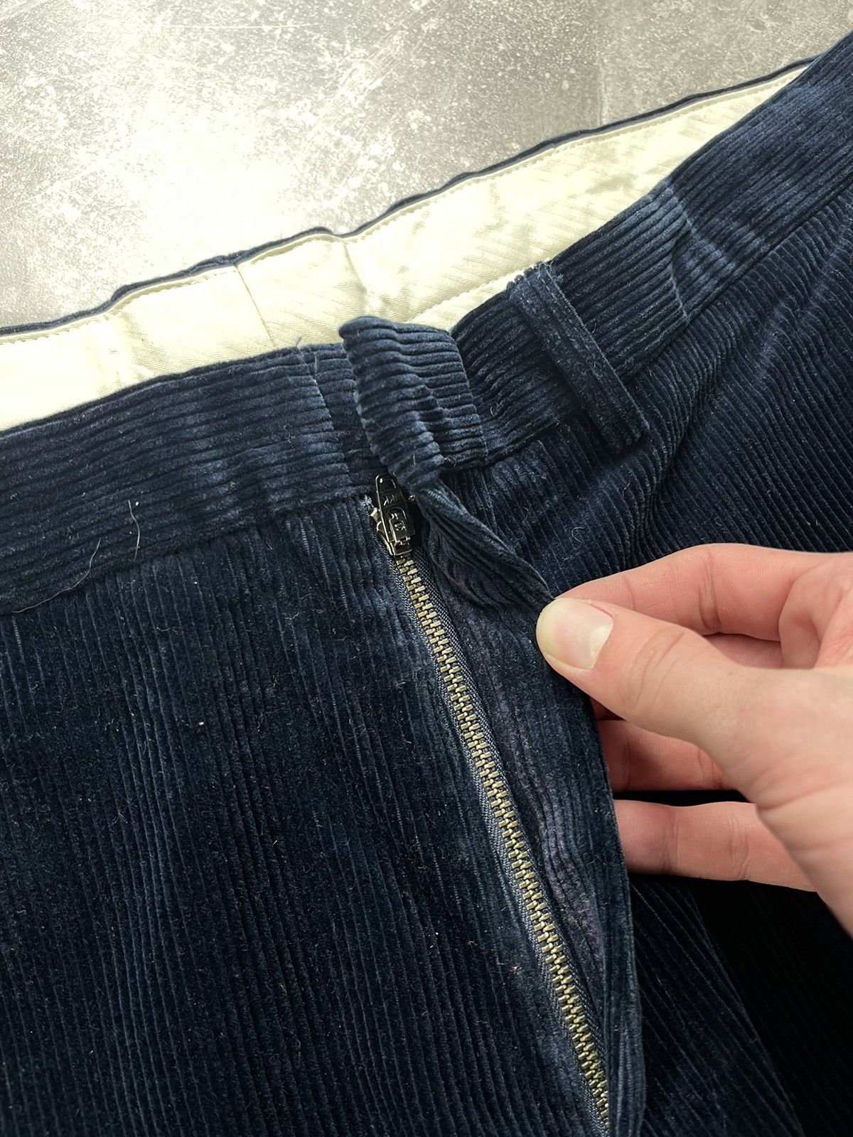 Polo Ralph Lauren Ralph Lauren Blue Luxury Preston Fit Corduroy Pants Size US 38 / EU 54 - 5 Thumbnail