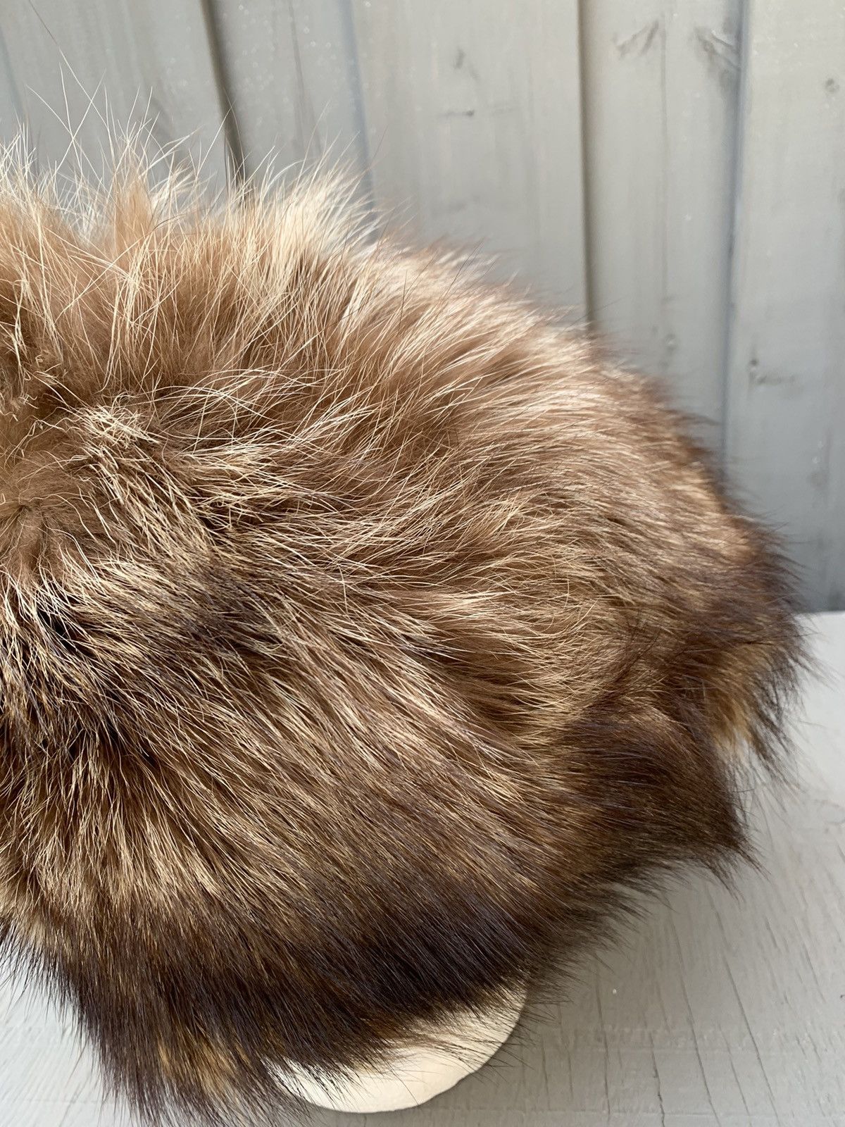 Vintage Vintage Fur Hat Cap Beanie Mens Womens Faux Fuzzy Winter OS Size ONE SIZE - 7 Thumbnail