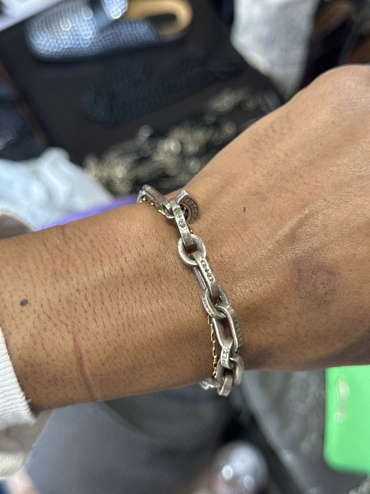 Chrome Hearts Paper Chain Bracelet | Grailed
