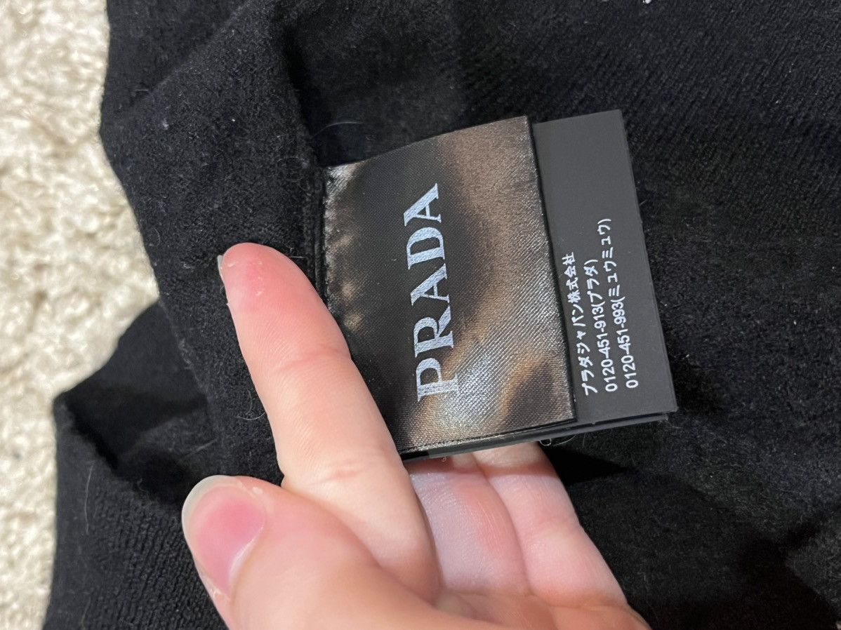 Prada Black Wool Prada polo shirt Size US S / EU 44-46 / 1 - 6 Thumbnail