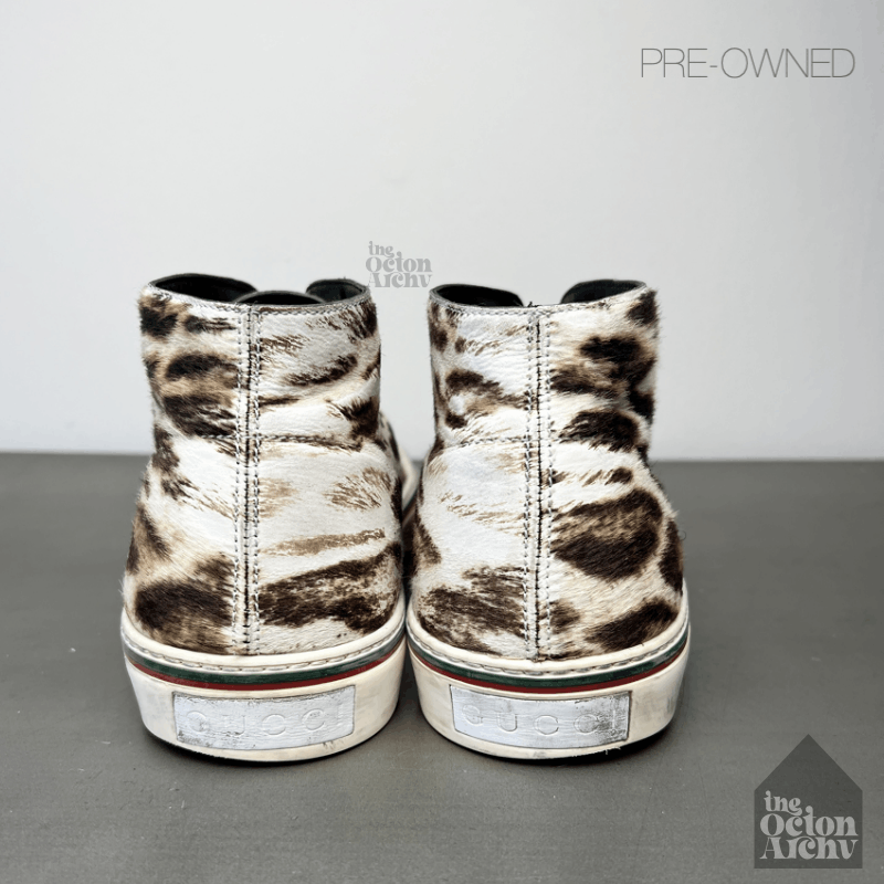 Gucci Gucci Leopard Print Chukka Sneaker 245307 FW2010 Pre-Owned Size US 9 / EU 42 - 4 Thumbnail