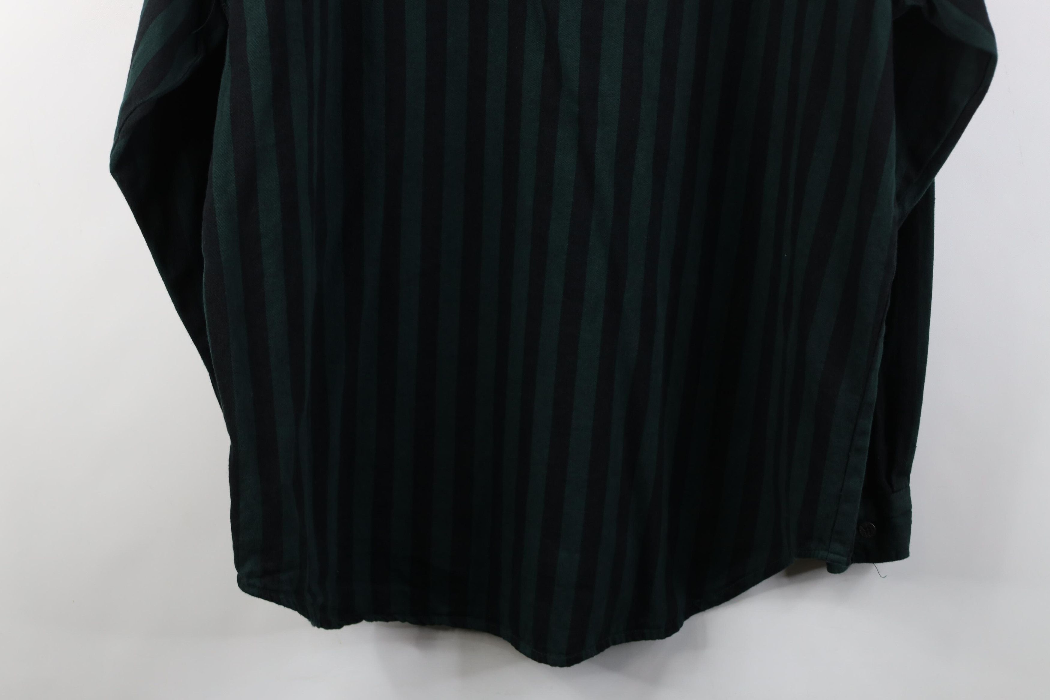 Vintage Deadstock Vintage 90s Streetwear Denim Button Shirt Green Size US L / EU 52-54 / 3 - 16 Thumbnail