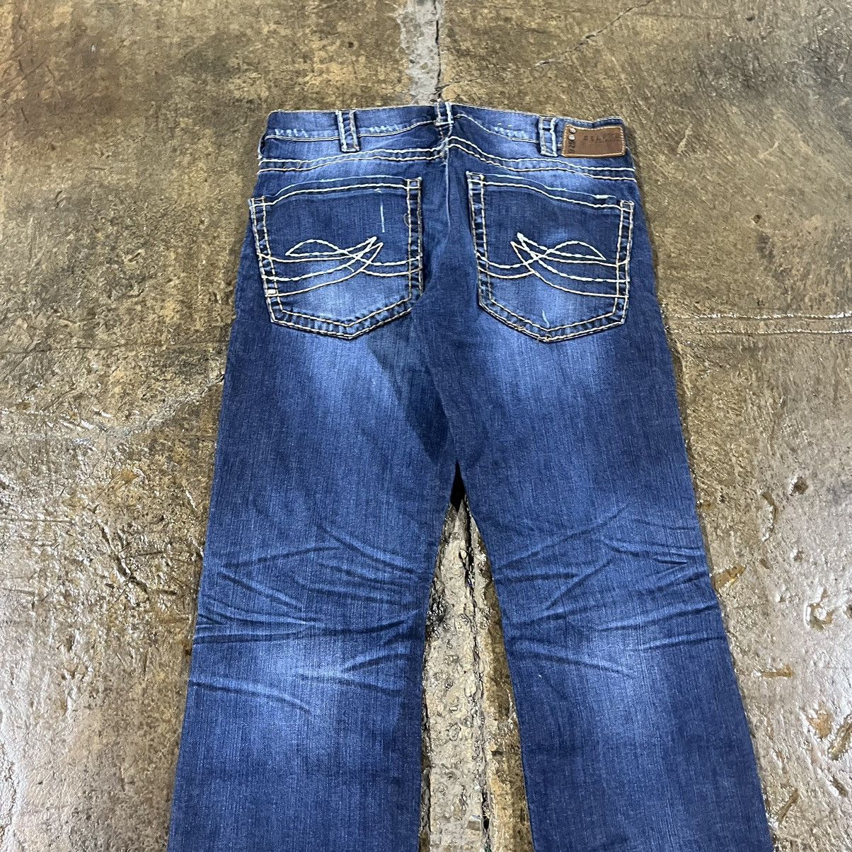 Affliction × Vintage Crazy Y2K Affliction Style Jeans Faded Boot Cut Wide Leg Size US 36 / EU 52 - 5 Thumbnail