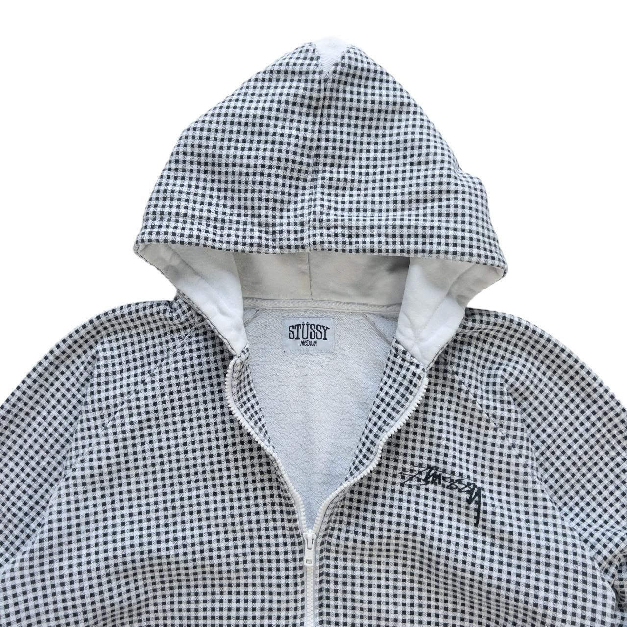 Stussy Vintage Stussy Zip Up Check Hoodie Size S Size US S / EU 44-46 / 1 - 4 Thumbnail