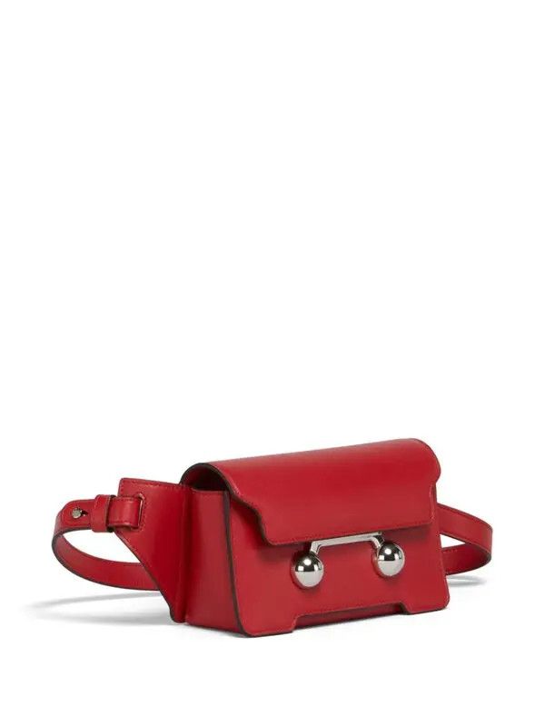 Marni o1w1db11125 Size :OS /Stud-Embellished Belt Bag in Red Size ONE SIZE - 2 Thumbnail