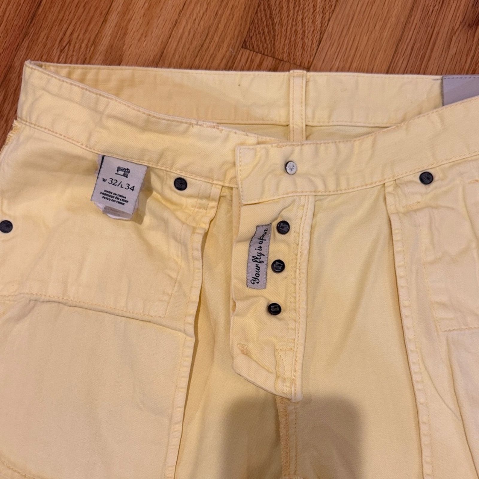 Scotch & Soda Scotch & Soda Ralston Regular Slim Yellow Jeans 32x27.25 Size US 32 / EU 48 - 4 Thumbnail