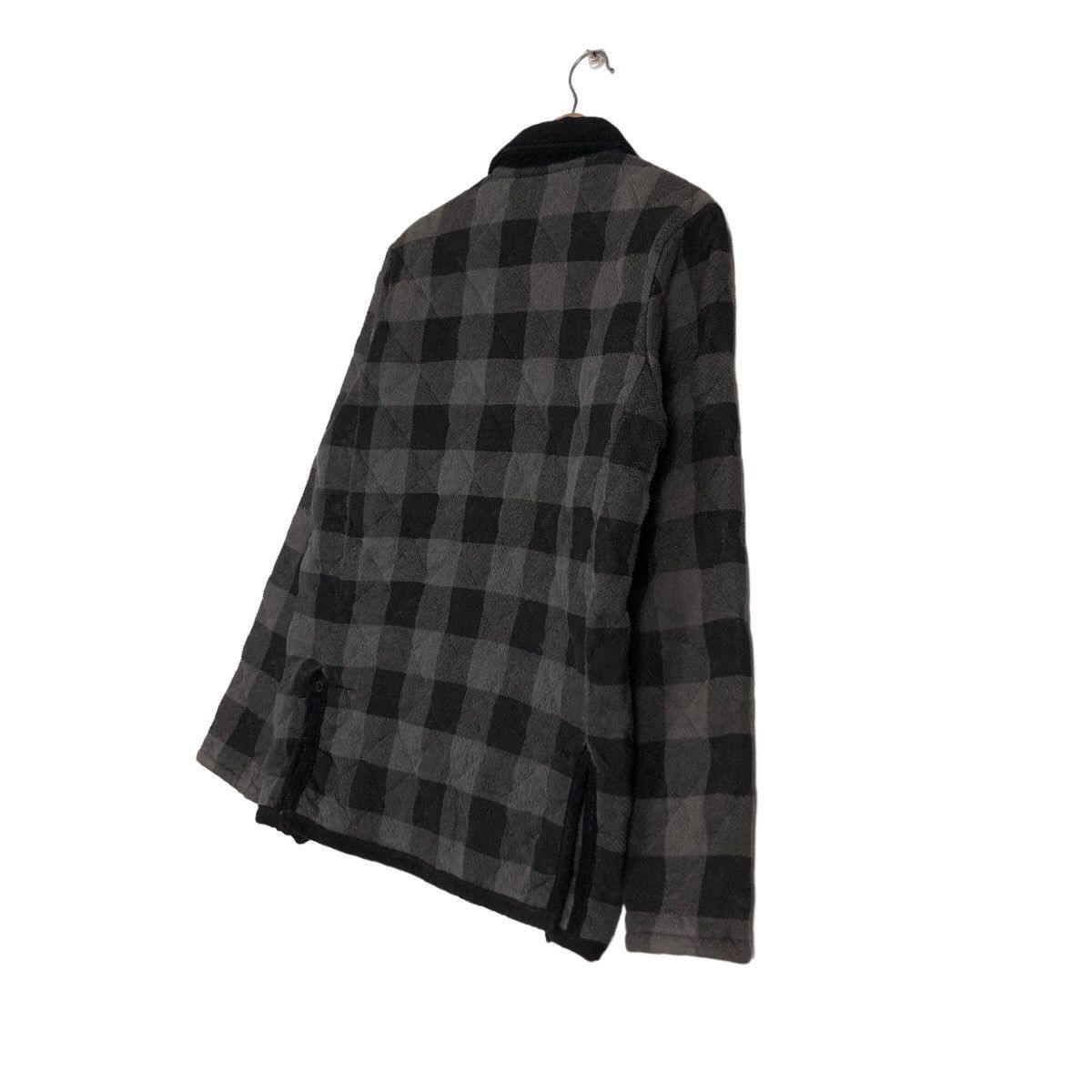 Issey Miyake 🔥Vintage Quilted Button Jacket Global Work Japan Tartan Size US M / EU 48-50 / 2 - 10 Thumbnail