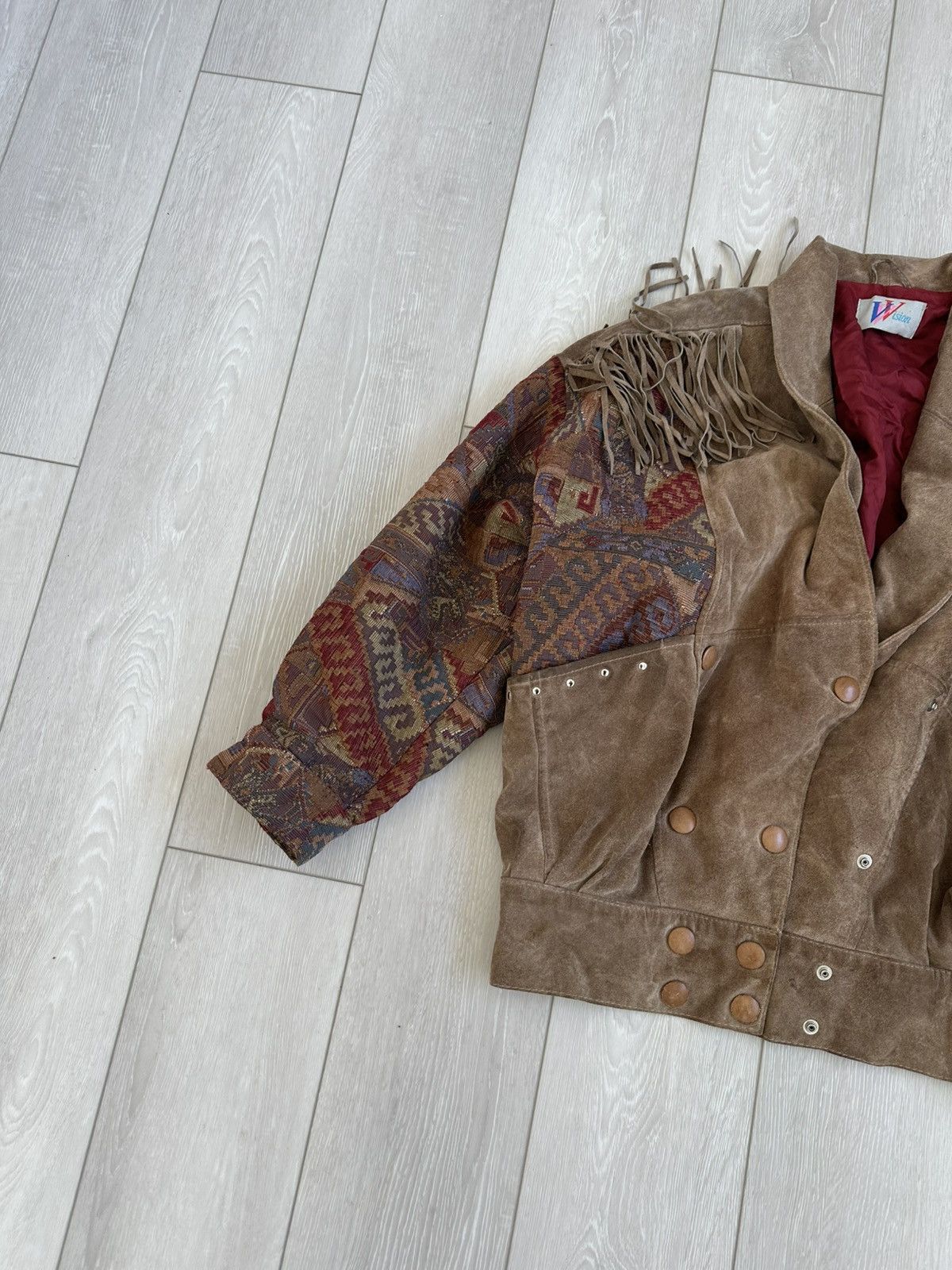 Vintage COWBOY RARE LEATHER JACKET 70-80 S Size US M / EU 48-50 / 2 - 4 Thumbnail